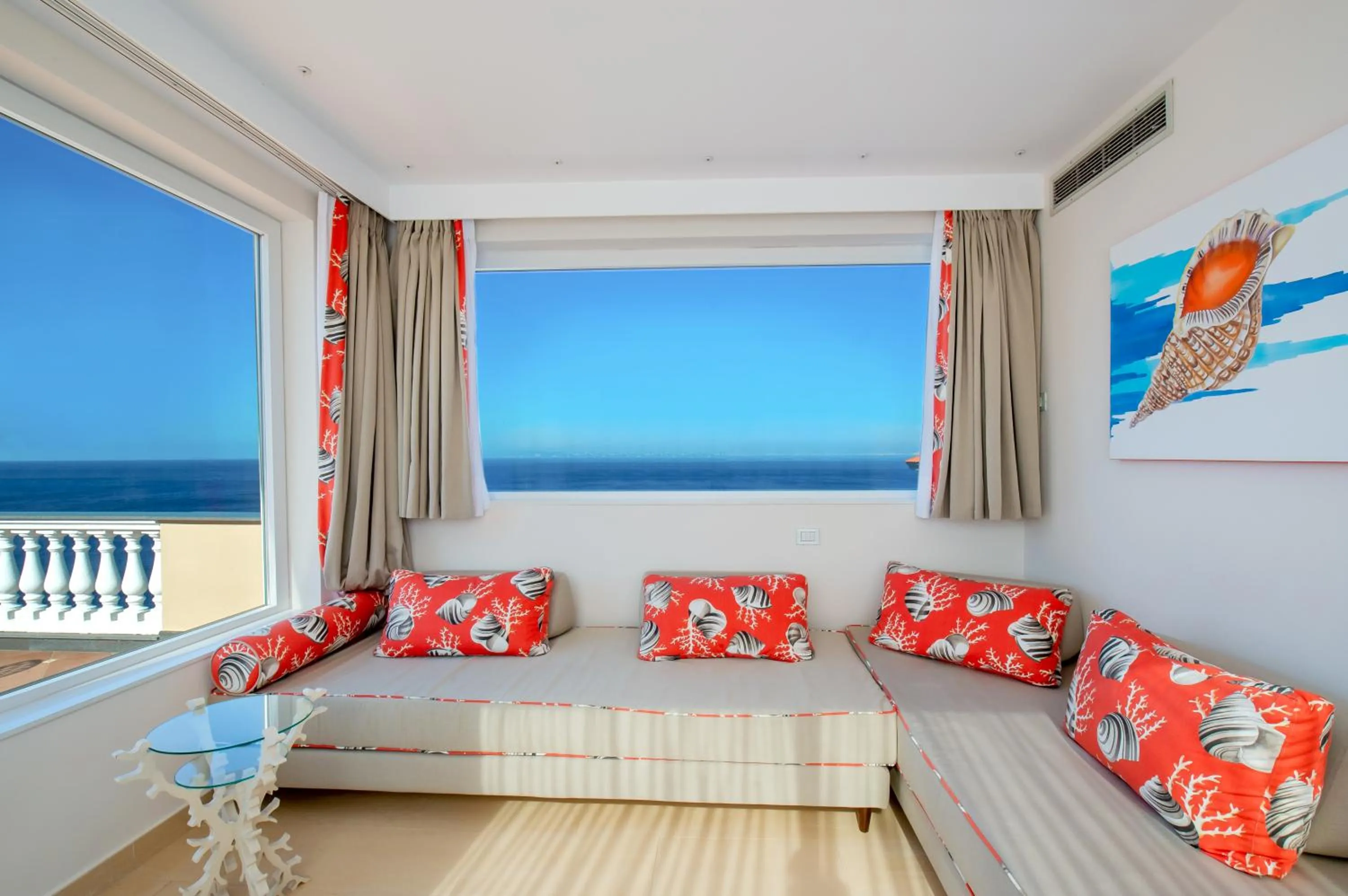 Seating area in Hotel Corallo Sorrento