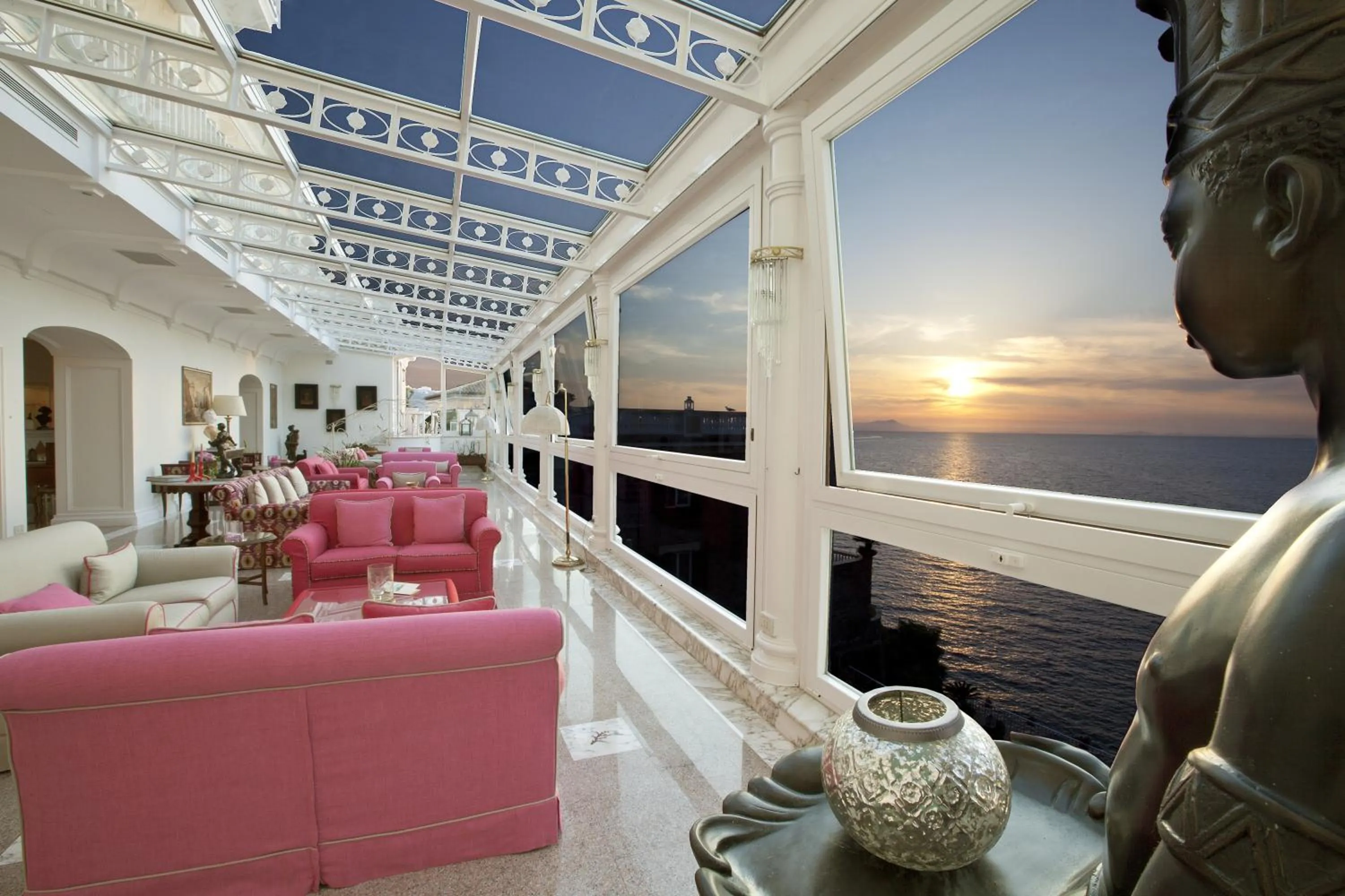 Lobby or reception in Hotel Corallo Sorrento