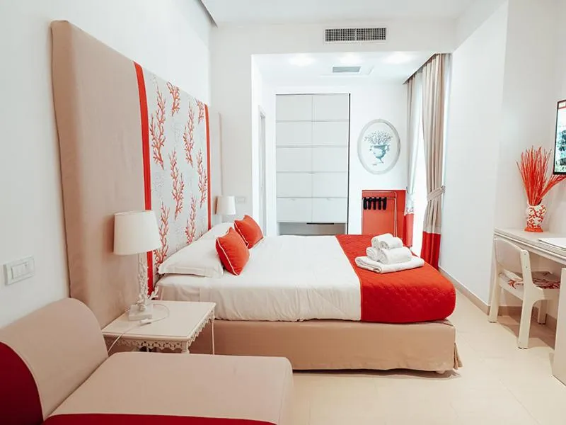 Bed in Hotel Corallo Sorrento