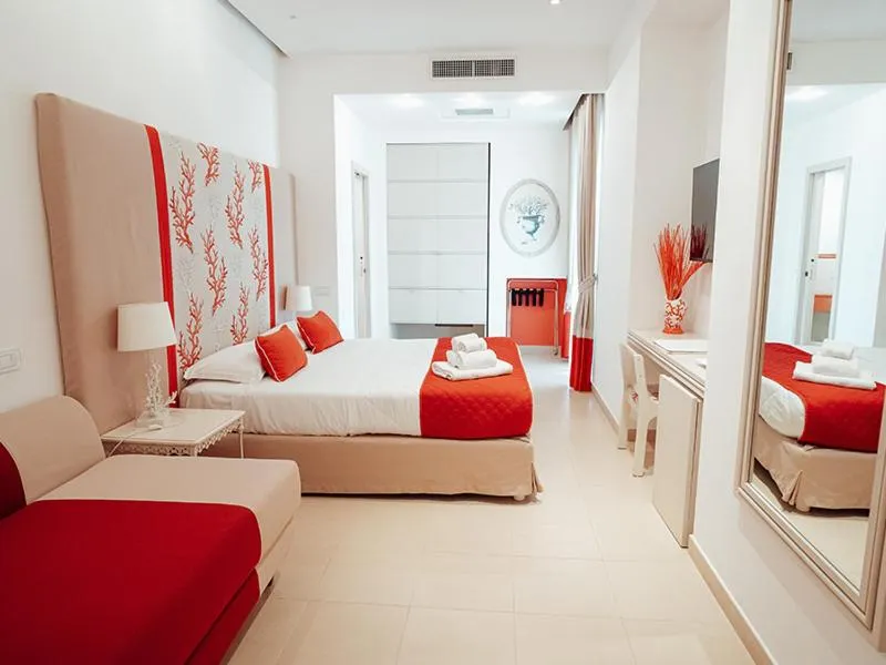 Bed in Hotel Corallo Sorrento