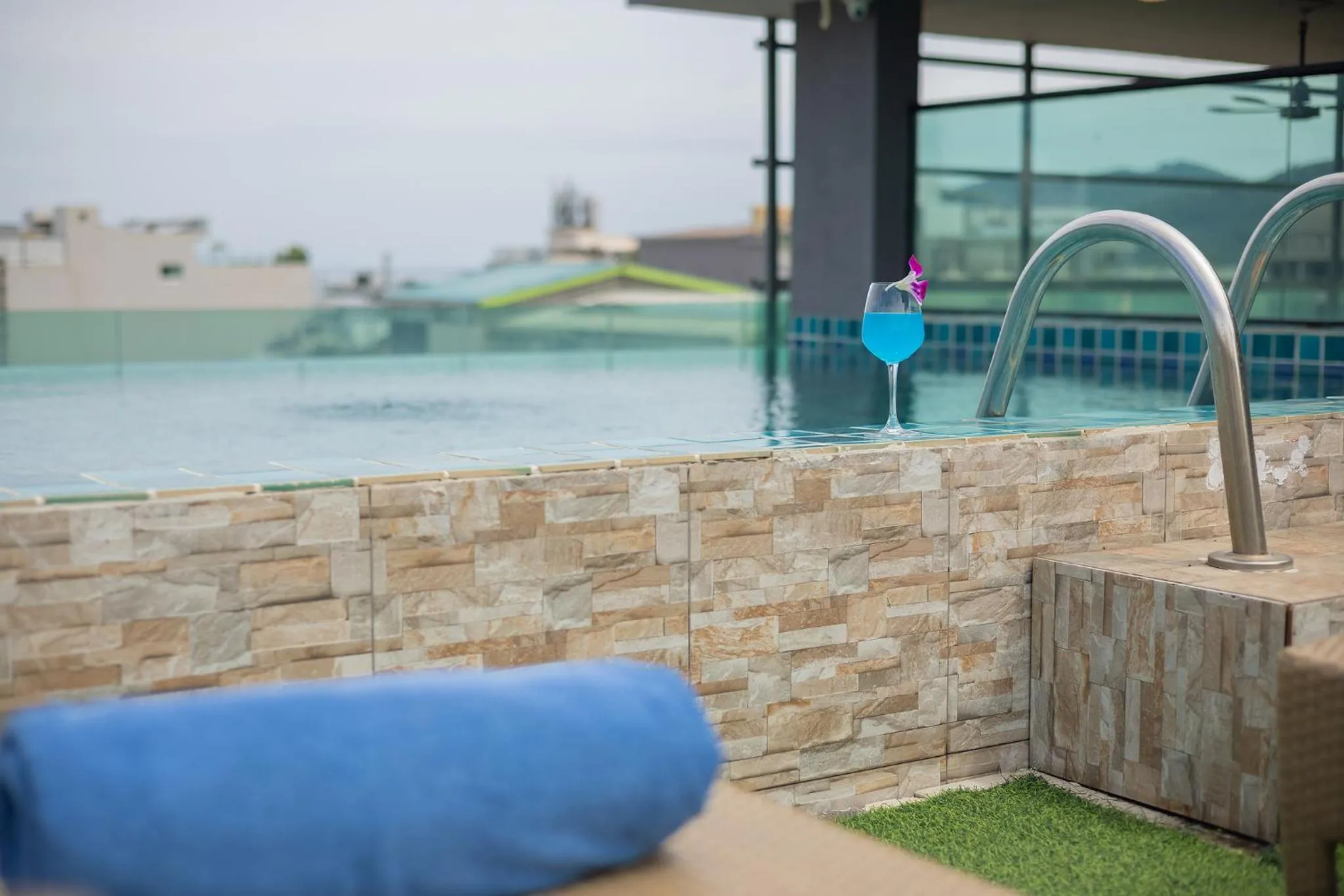 Pool view in Patong Buri Resort