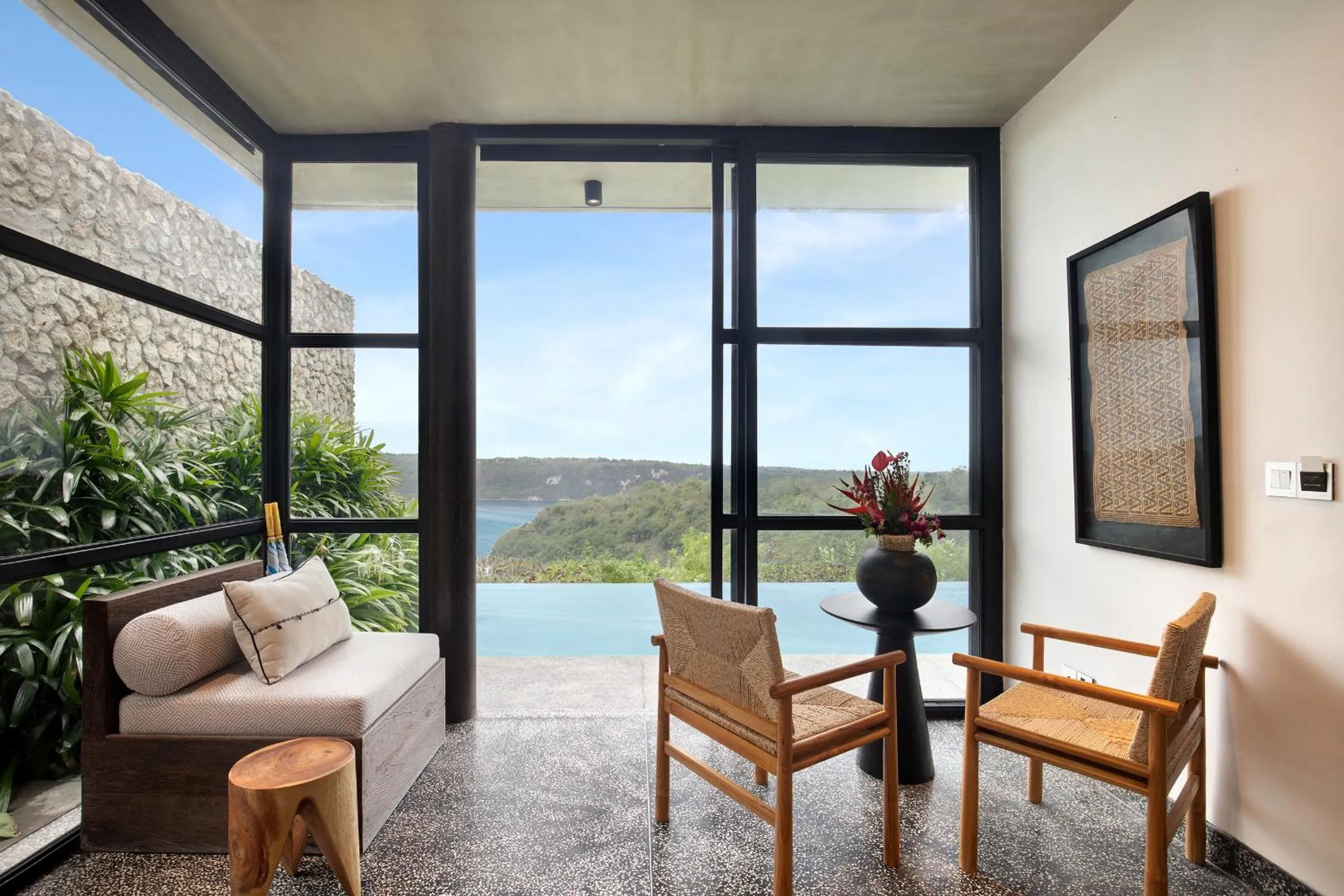 Living room in MAUA Nusa Penida Bali