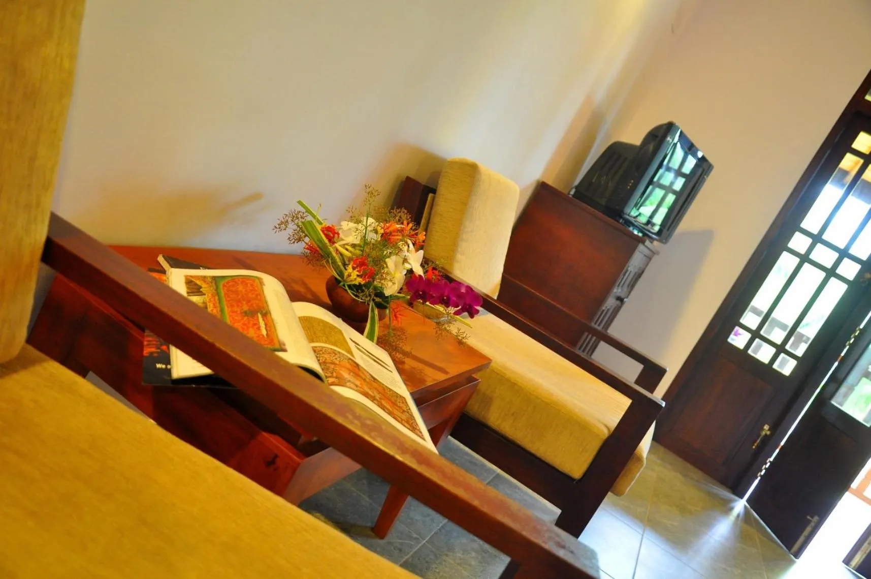 Seating area, Bed in Canal Villa