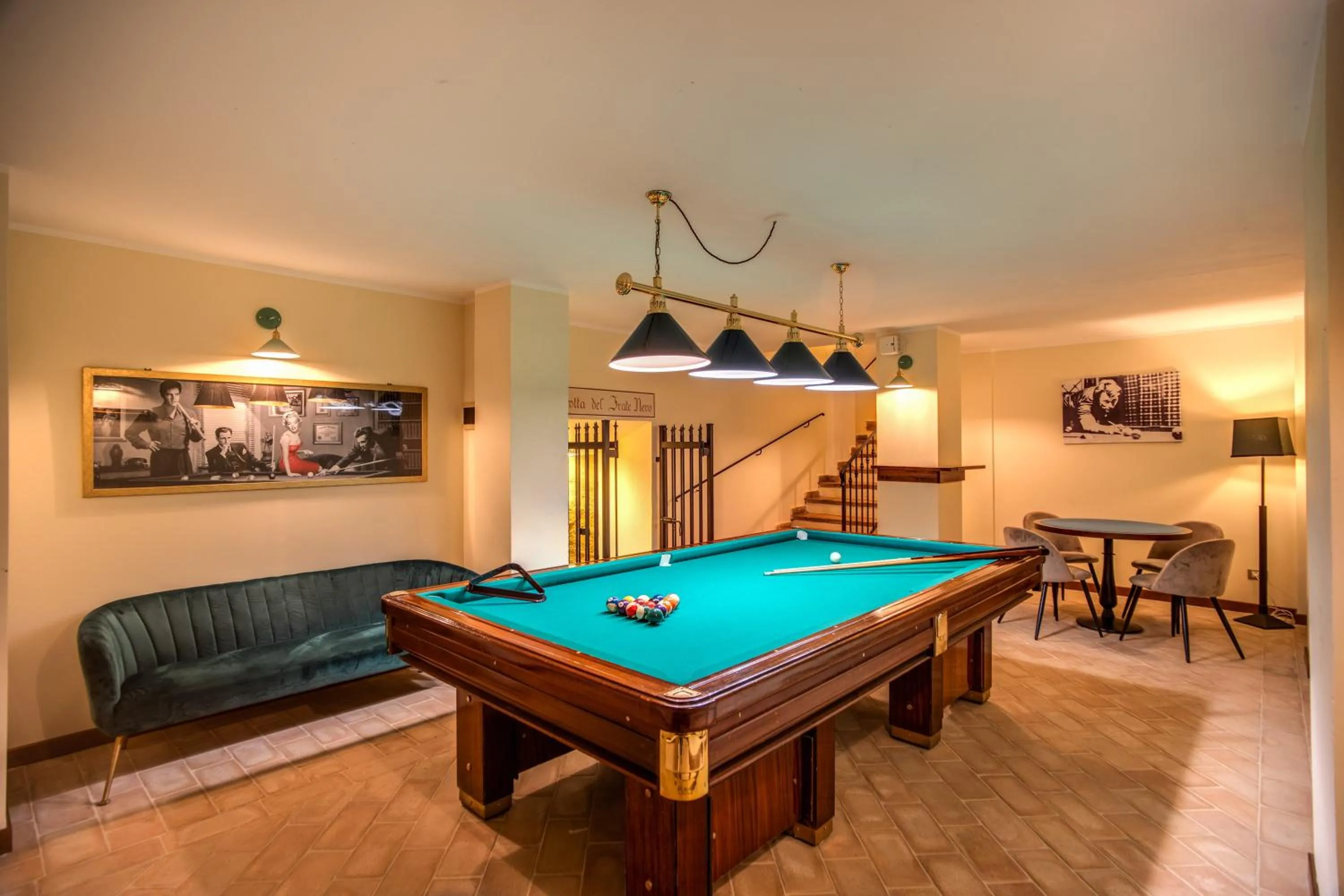 Billiard in Abbazia Collemedio Resort & Spa