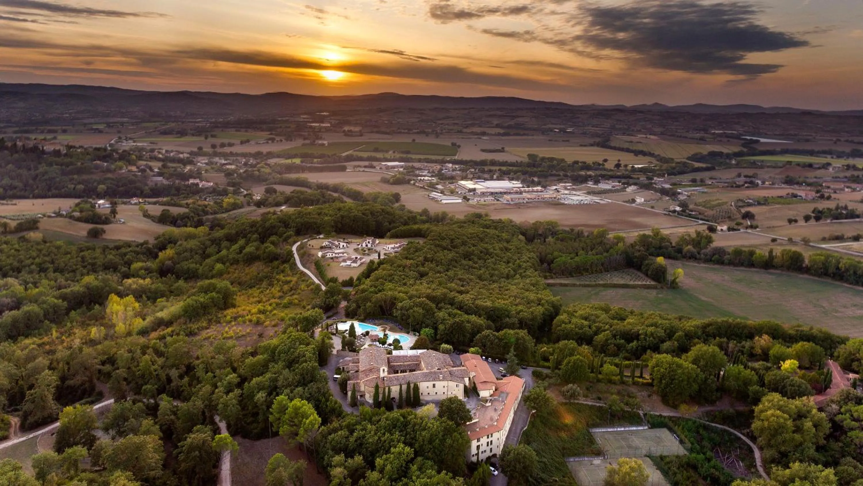 Bird's eye view in Abbazia Collemedio Resort & Spa