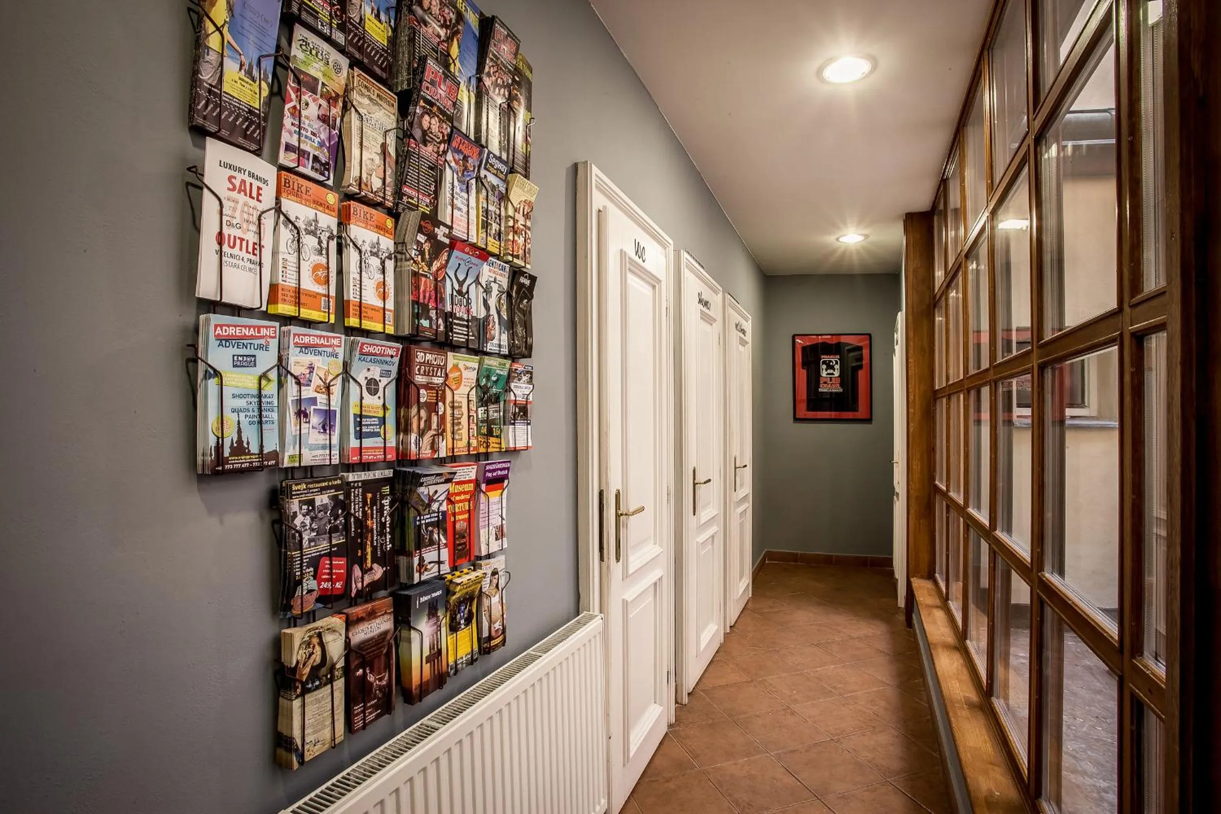 Lobby or reception in Ahoy! Hostel