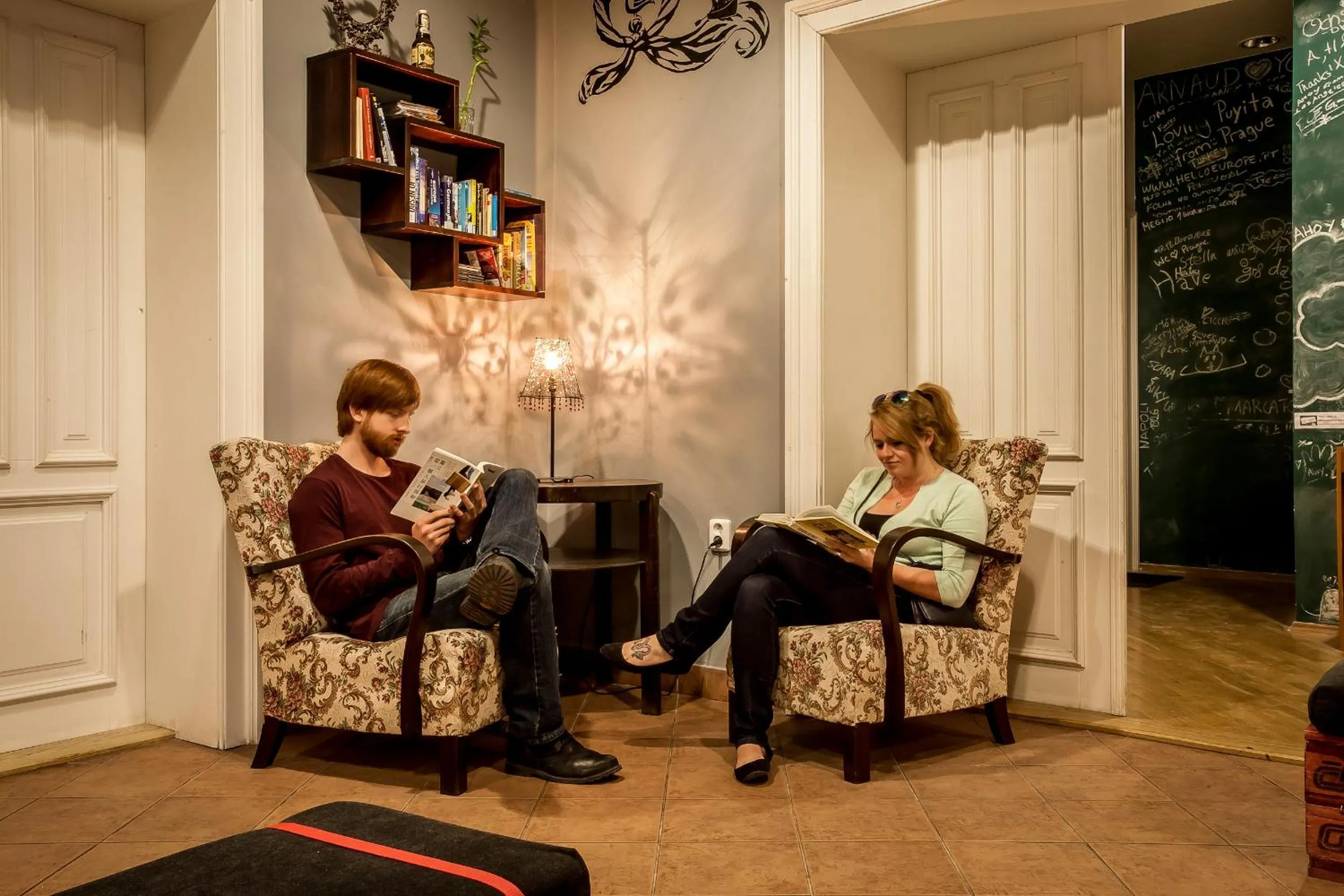 Lobby or reception in Ahoy! Hostel