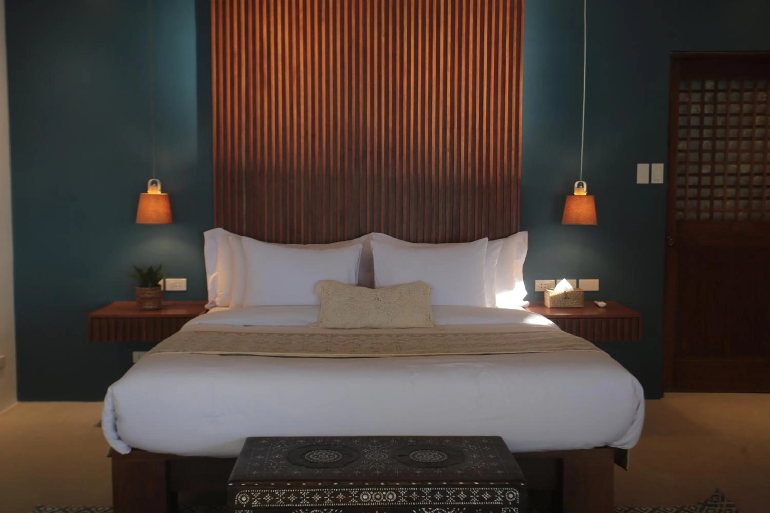 Bed in Mua Tala Hotel El Nido