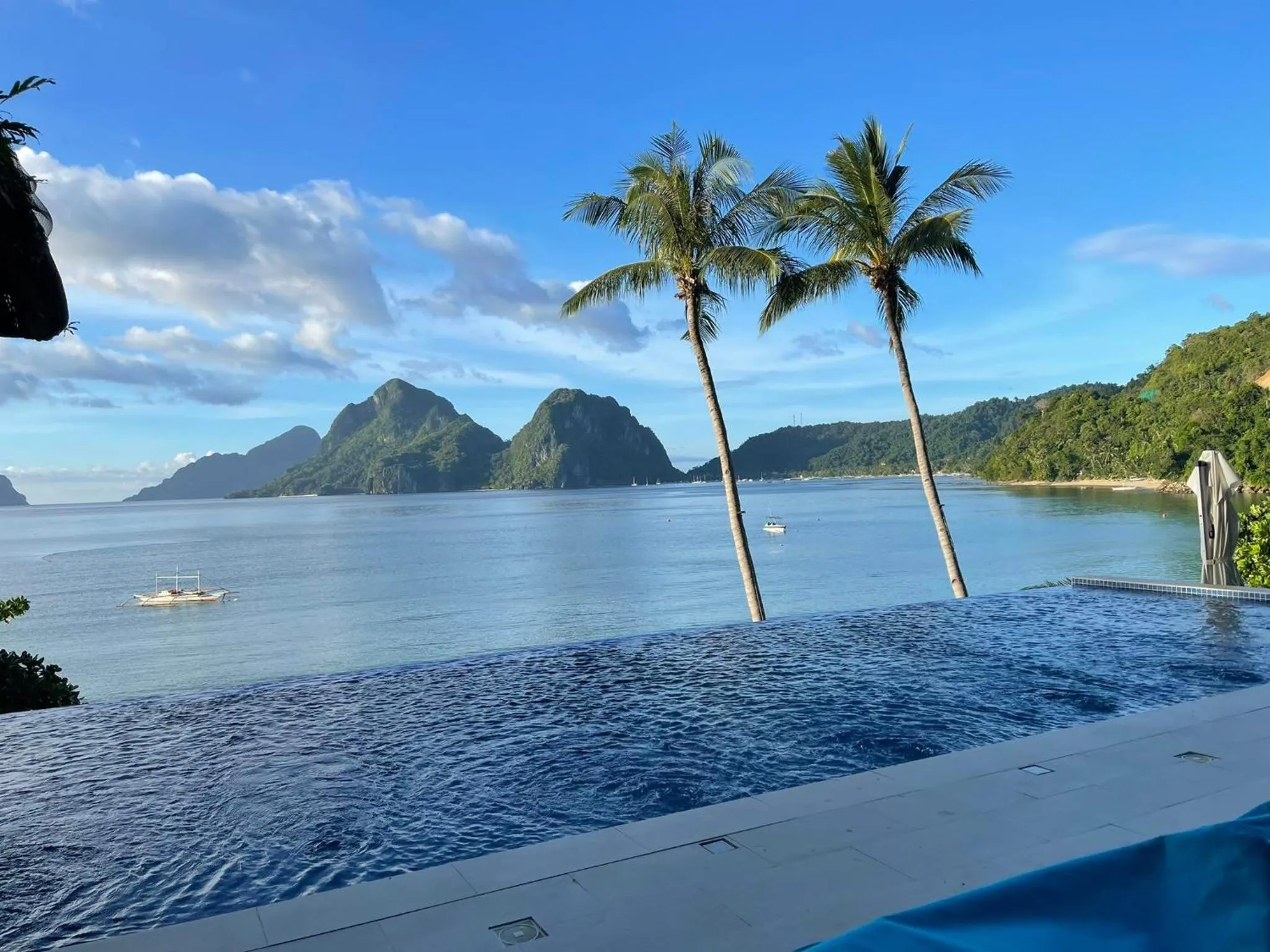Pool view in Mua Tala Hotel El Nido