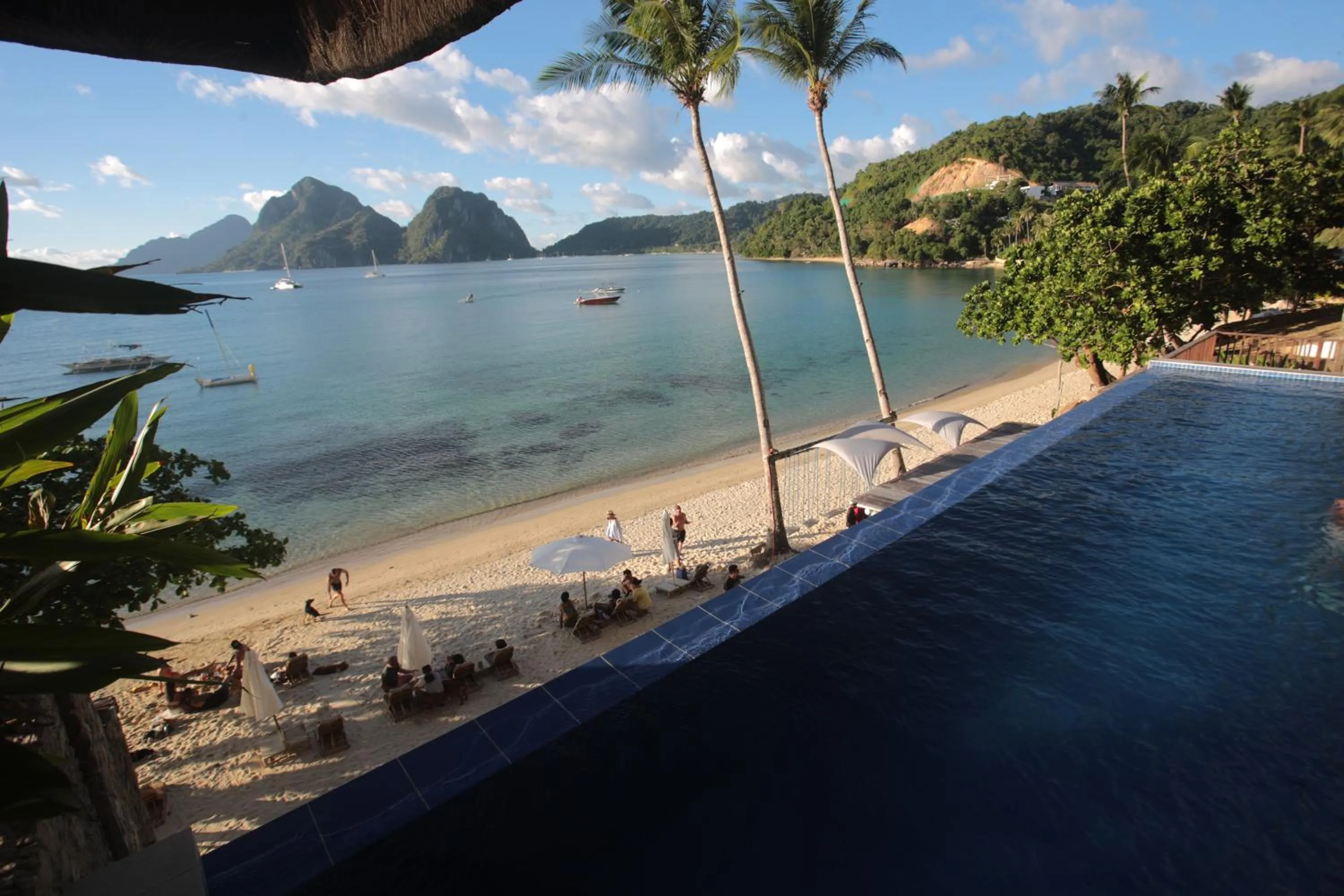 Pool view in Mua Tala Hotel El Nido