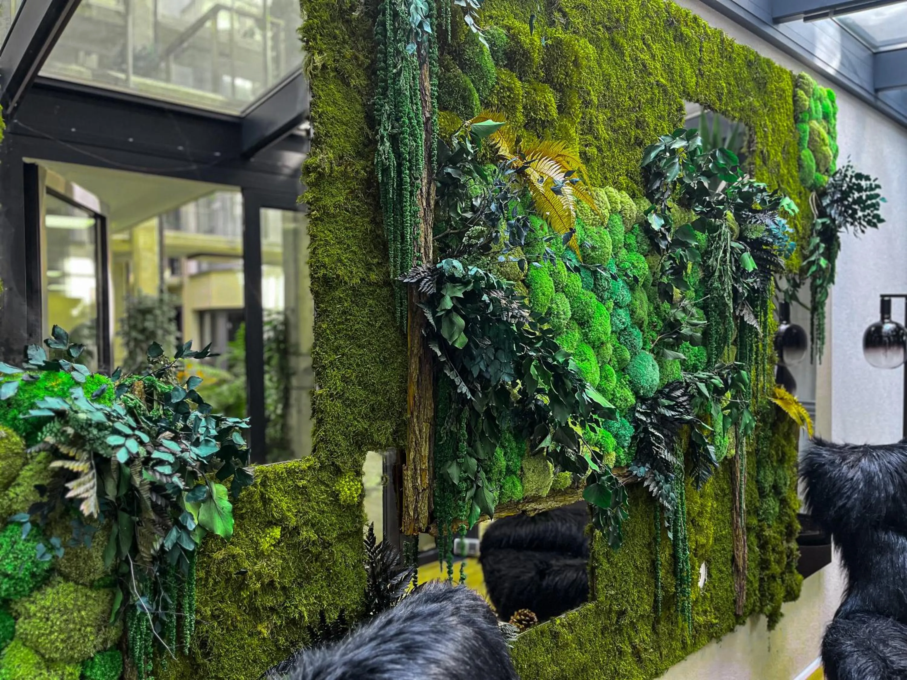 Inner courtyard view in Xerion Hotel