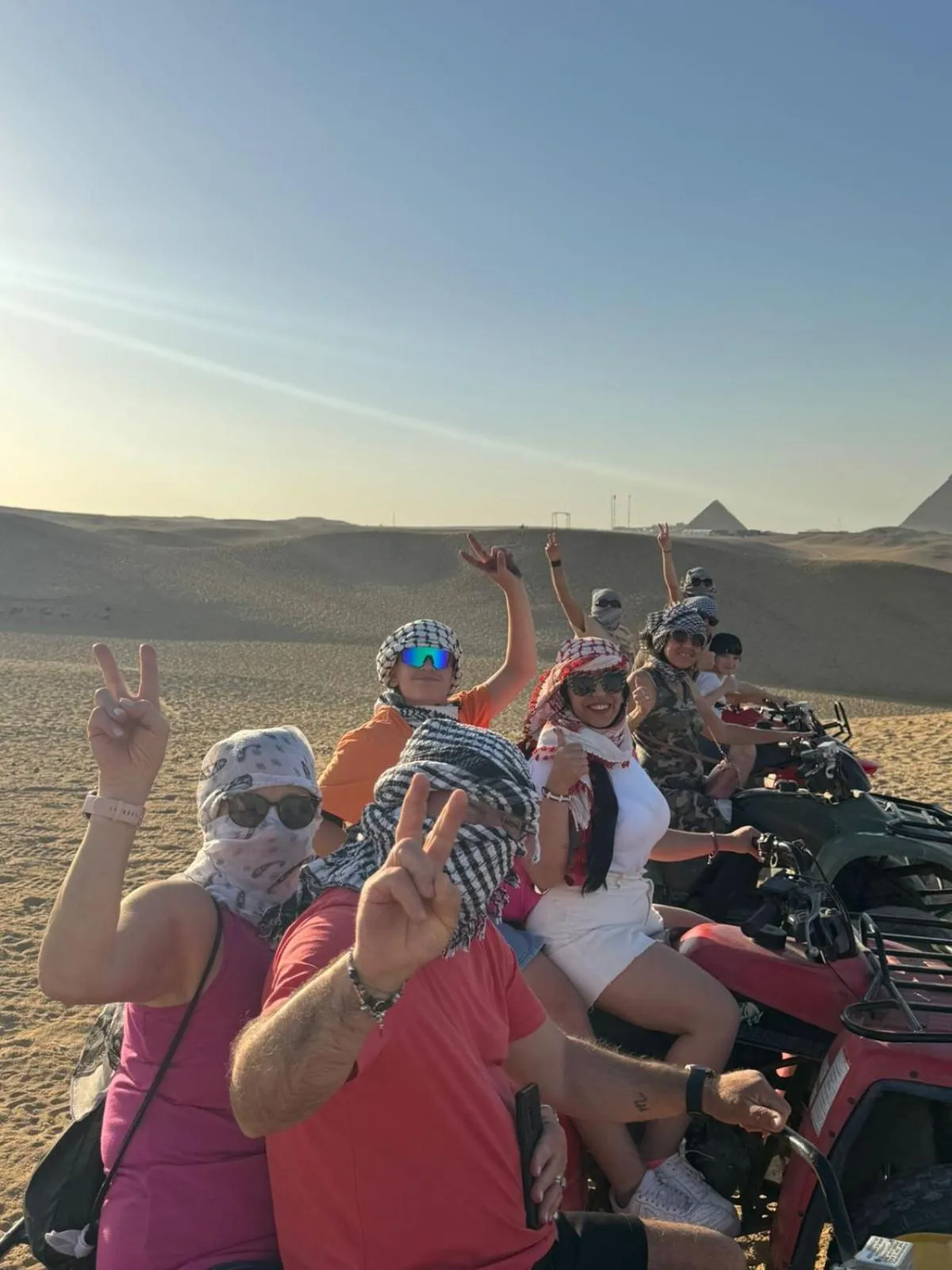 group of guests in Pyramids Oasis Hotel