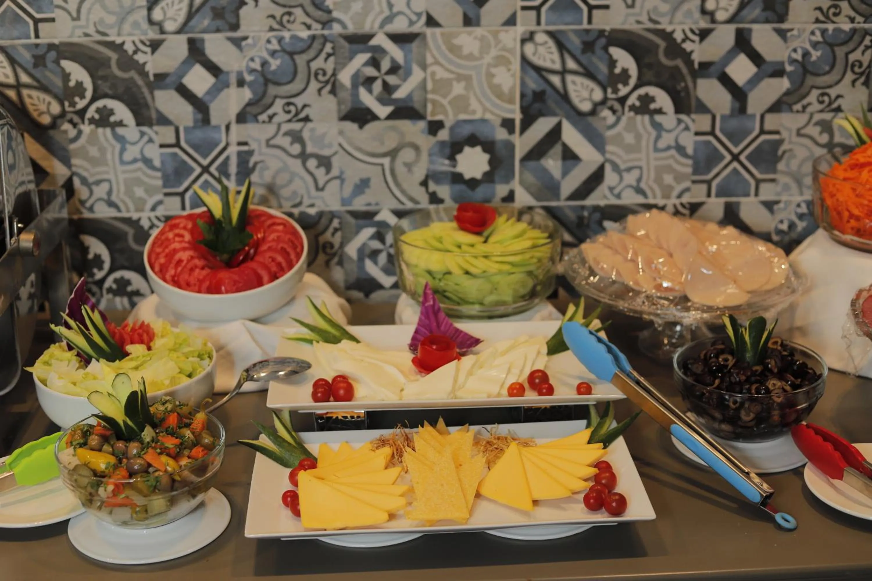 Buffet breakfast in Pyramids Oasis Hotel