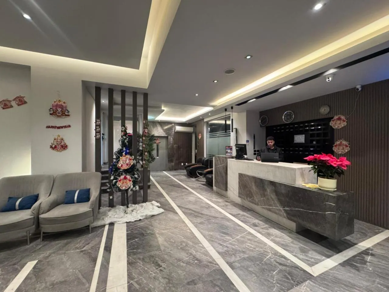 Seating area in Pyramids Oasis Hotel