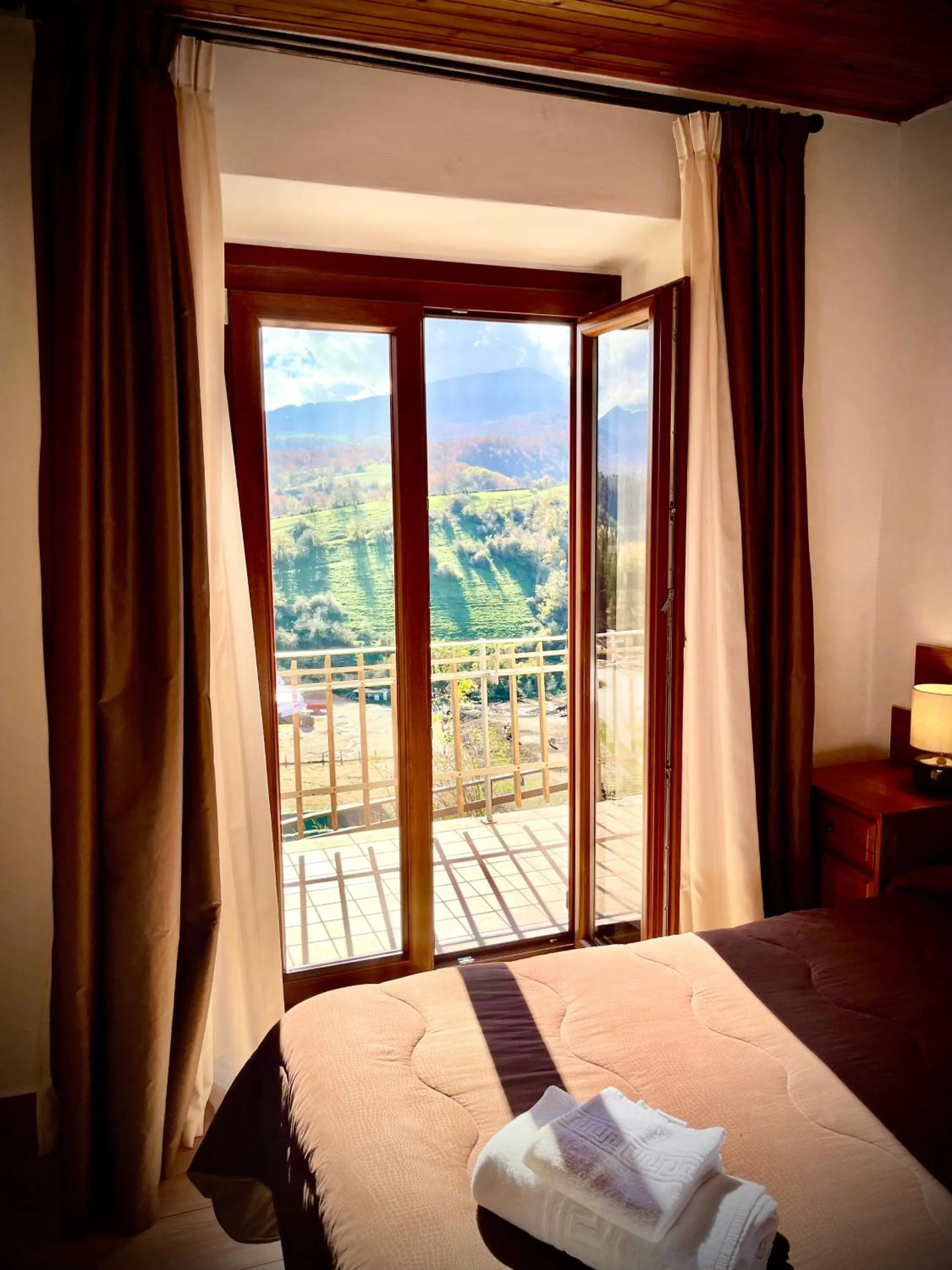 Bed in Hotel Pinguino