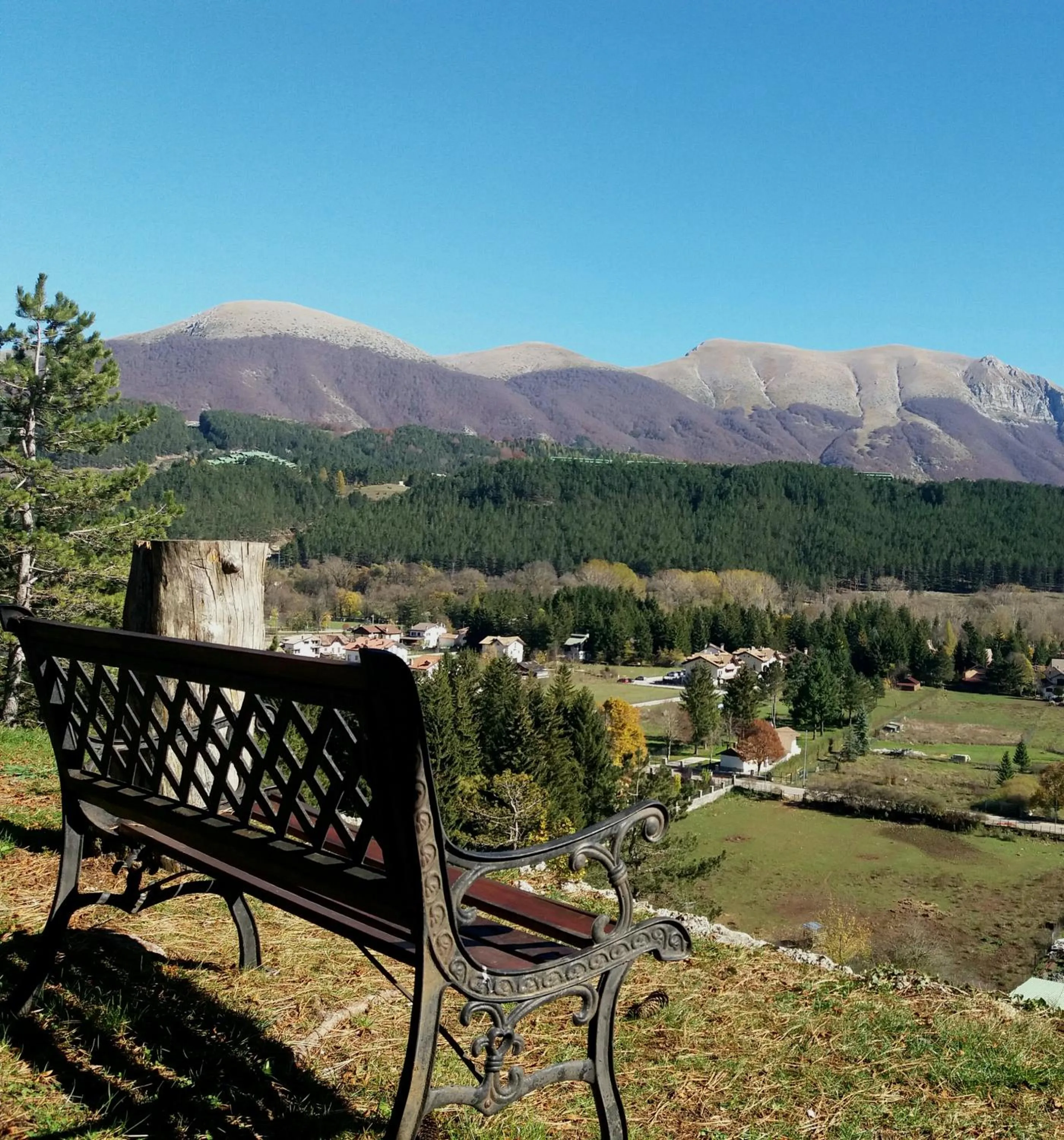 Mountain view in Hotel Pinguino