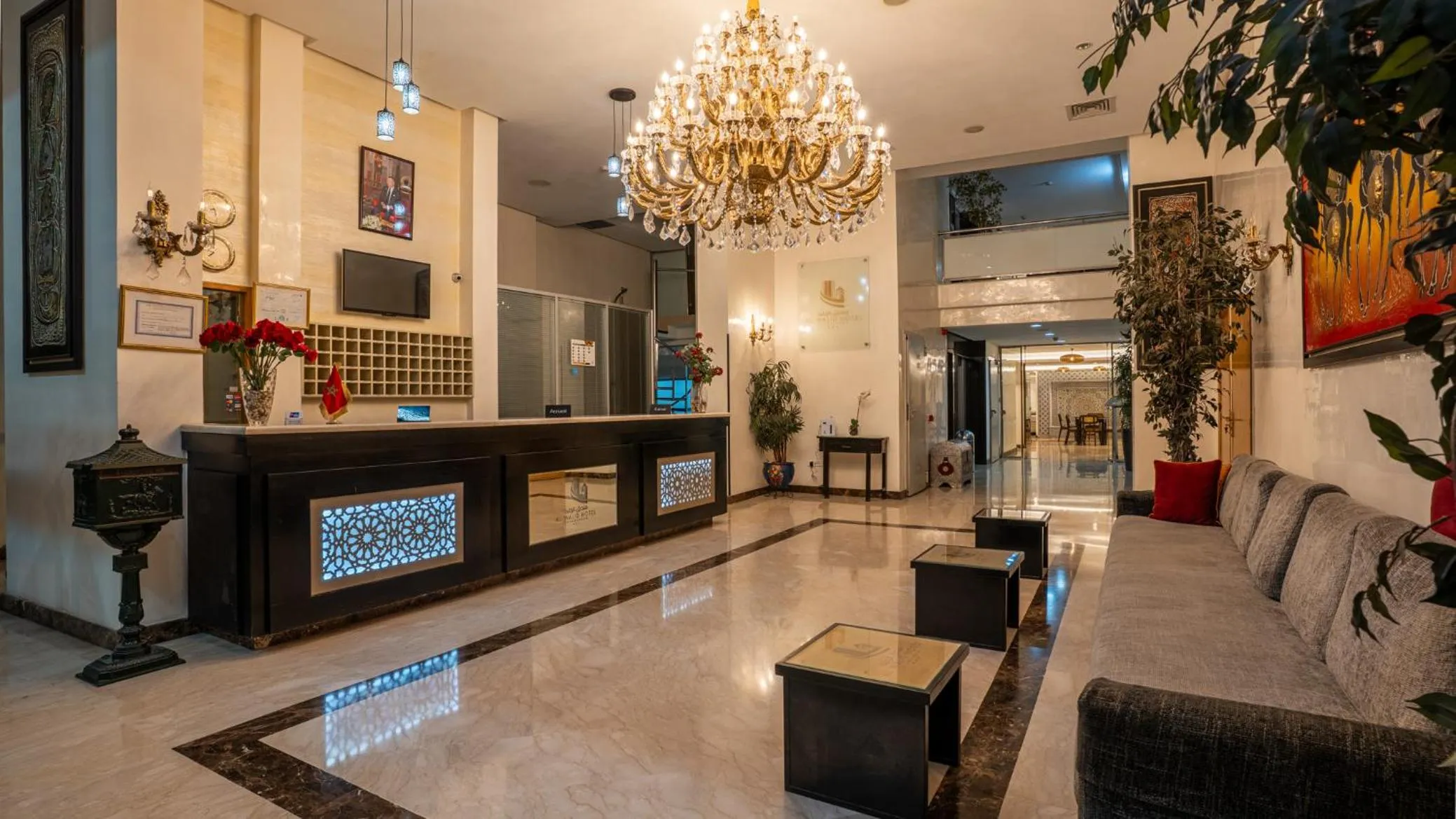 Lobby or reception in Hotel Al Walid