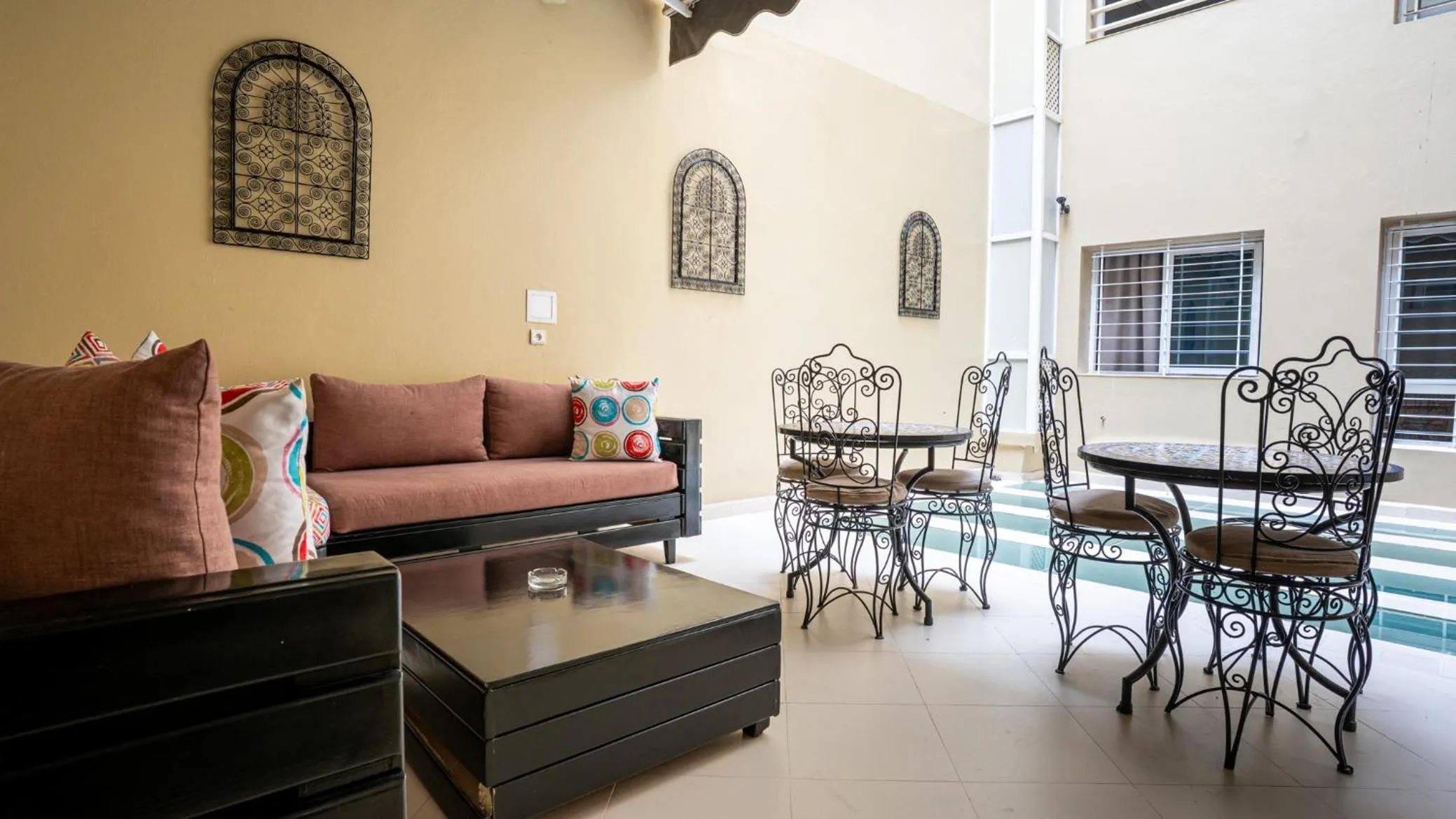 Patio in Hotel Al Walid