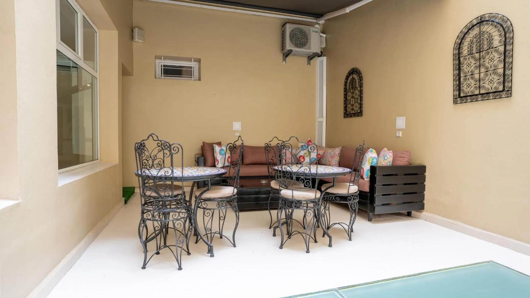Patio in Hotel Al Walid