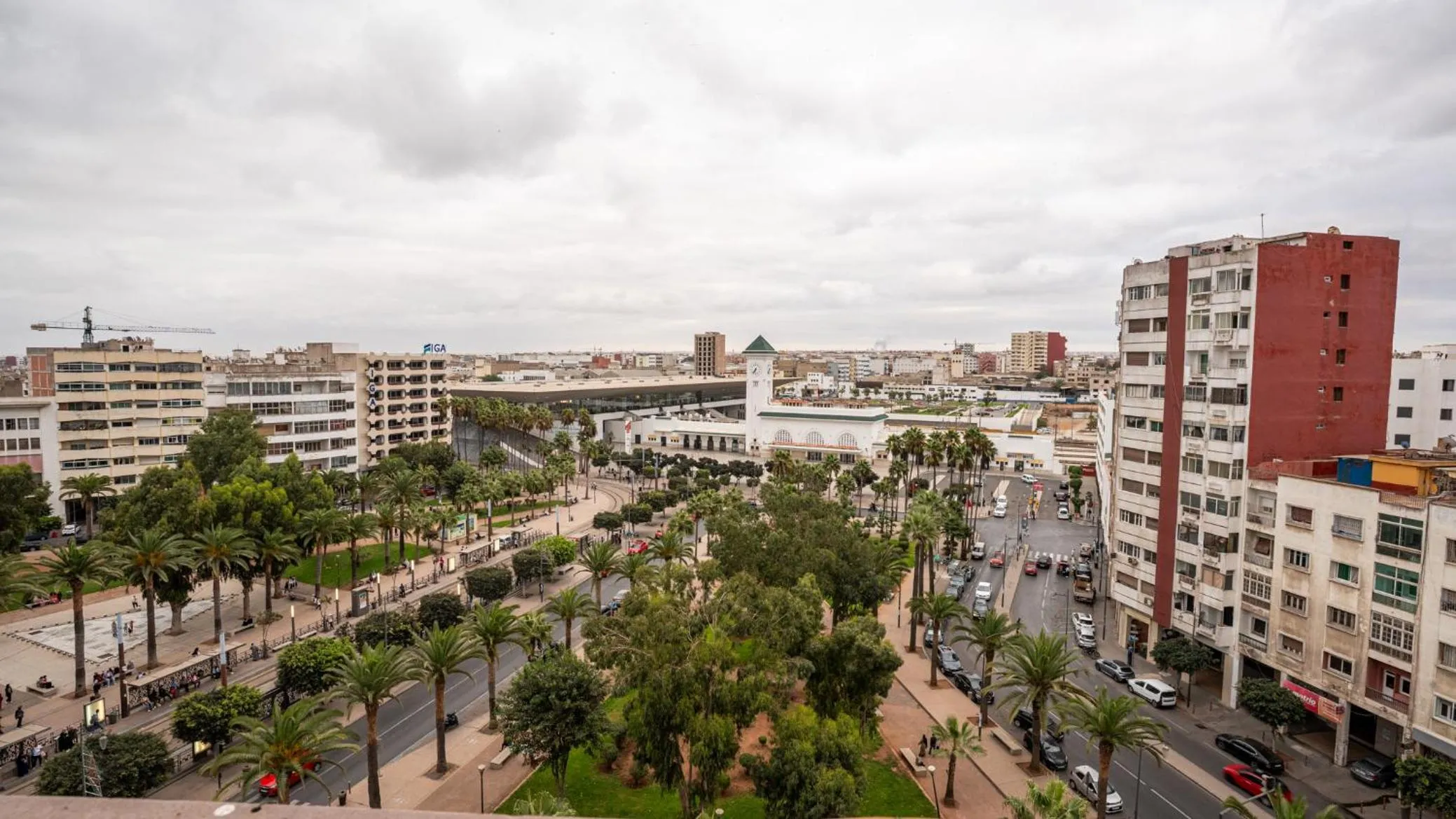 Garden view in Hotel Al Walid
