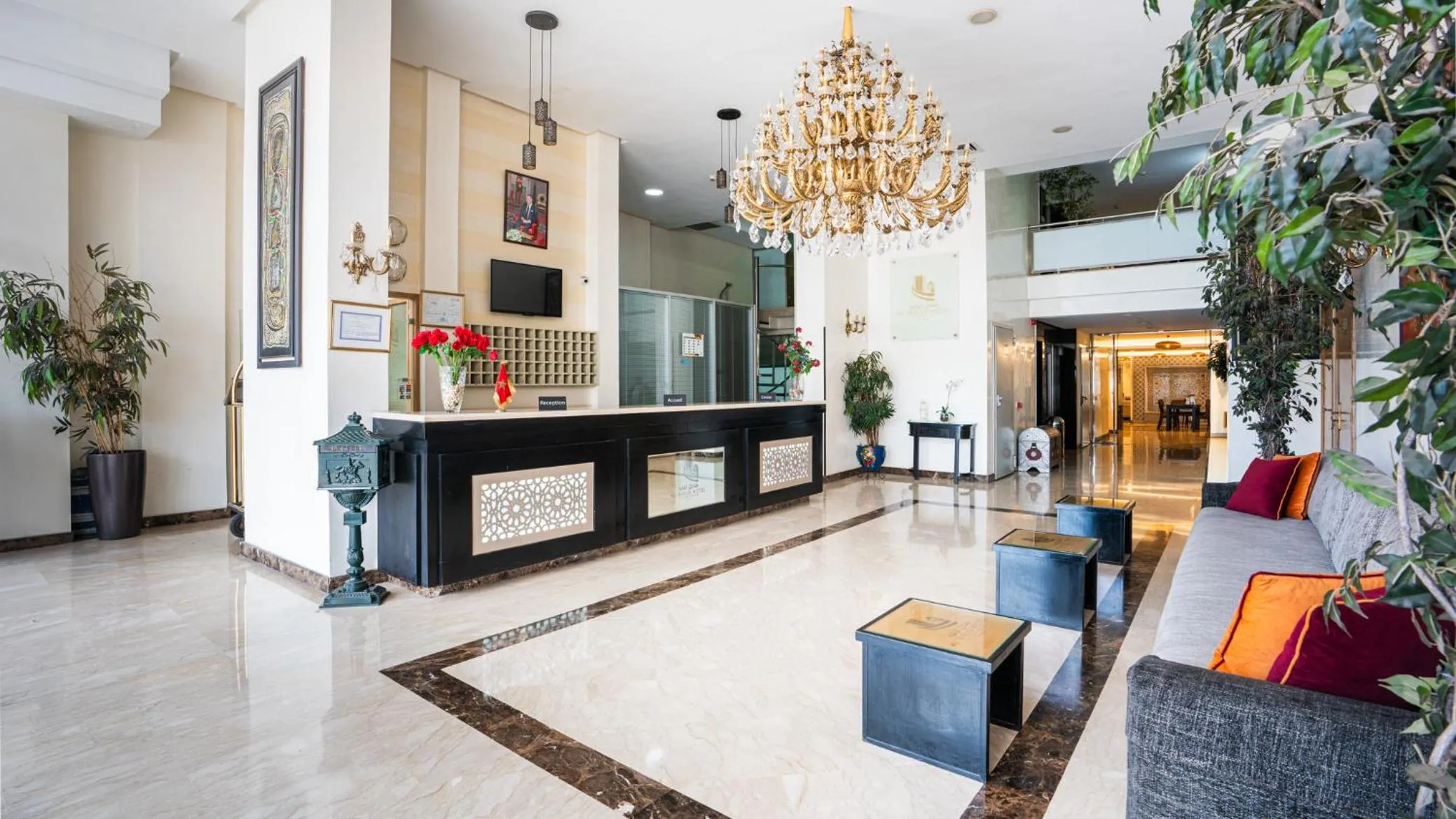 Lobby or reception in Hotel Al Walid