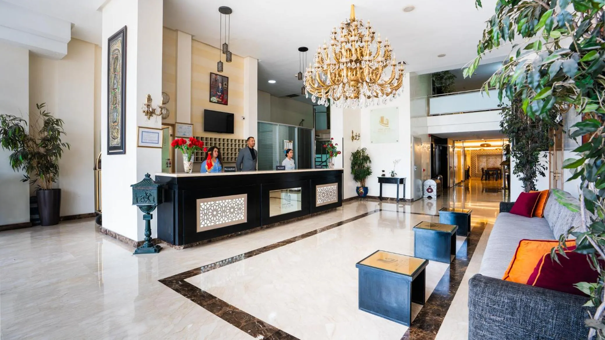 Lobby or reception in Hotel Al Walid