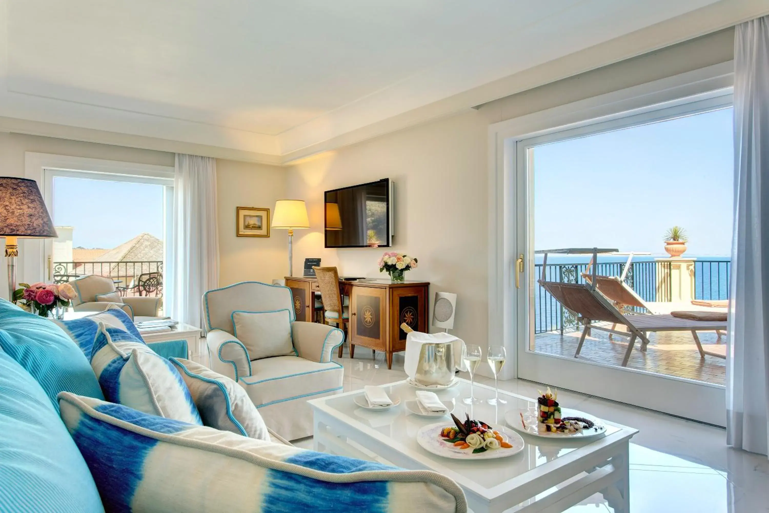 Imperial Suite with Terrace Sea View and Spa Bath in Grand Hotel Royal Imperial Suite with Terrace Sea View and Spa Bath in Grand Hotel Royal