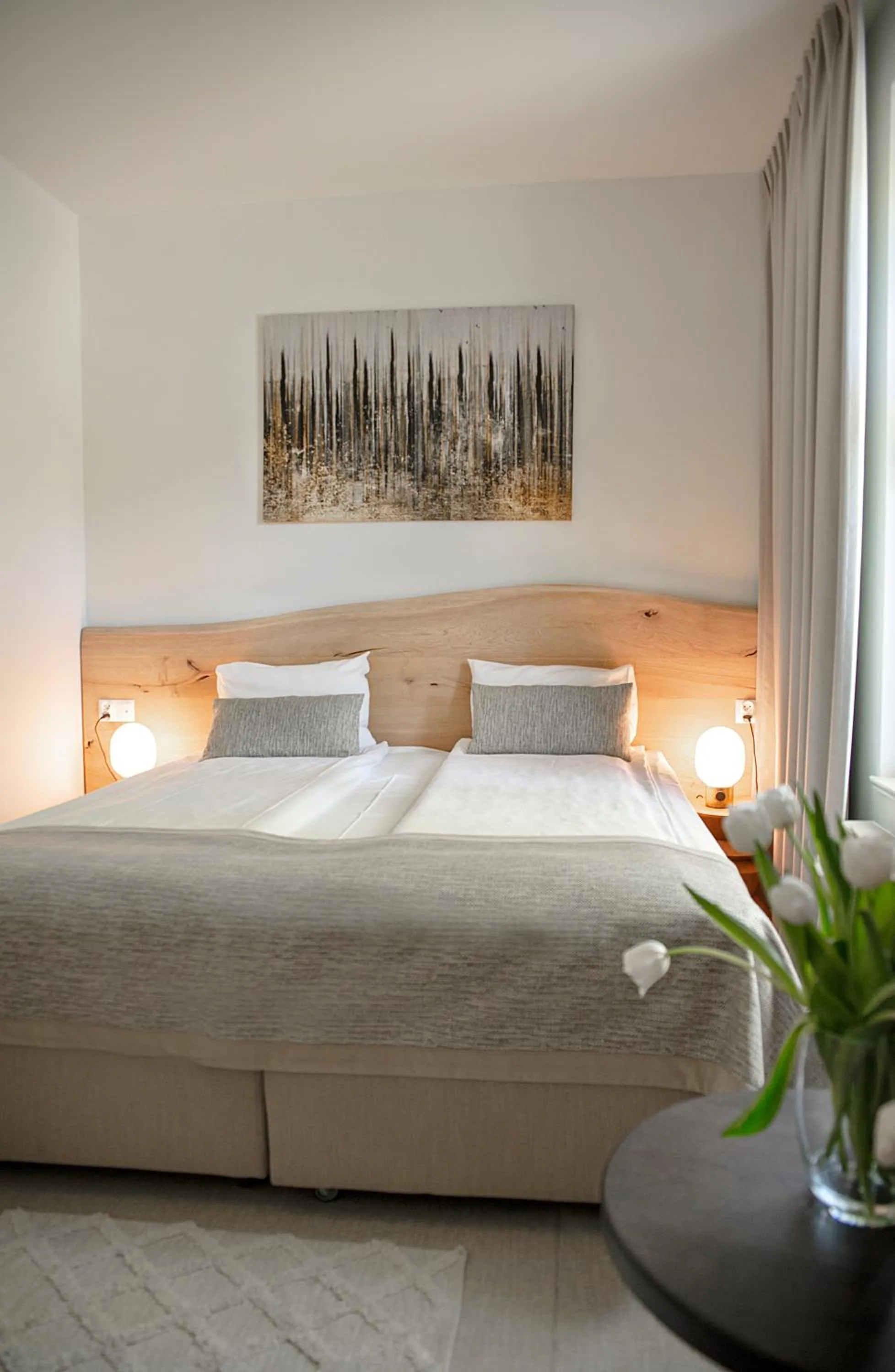 Bed in Hotel Dom Zdrojowy Gdańsk