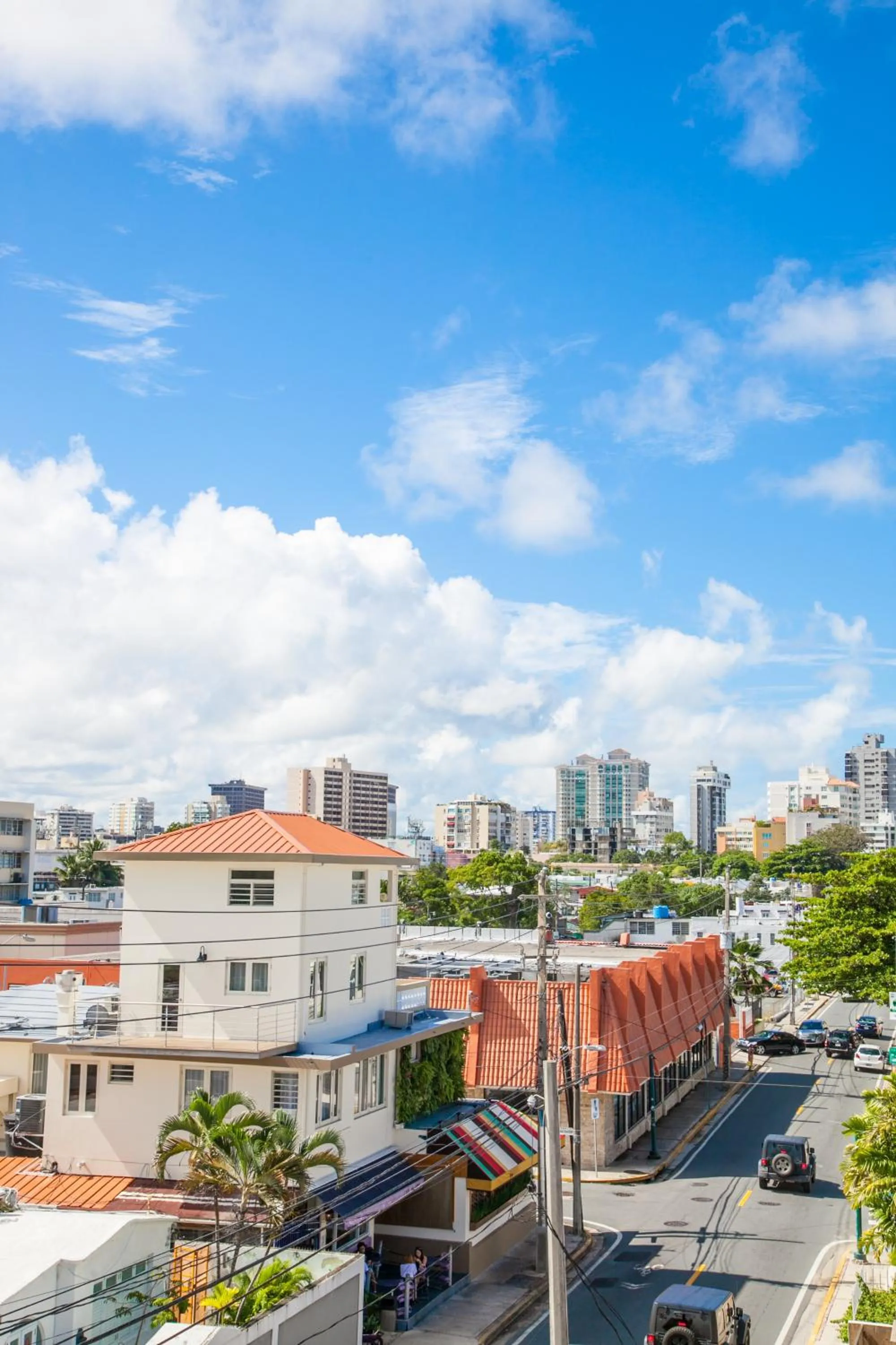 City view in Dream Inn PR