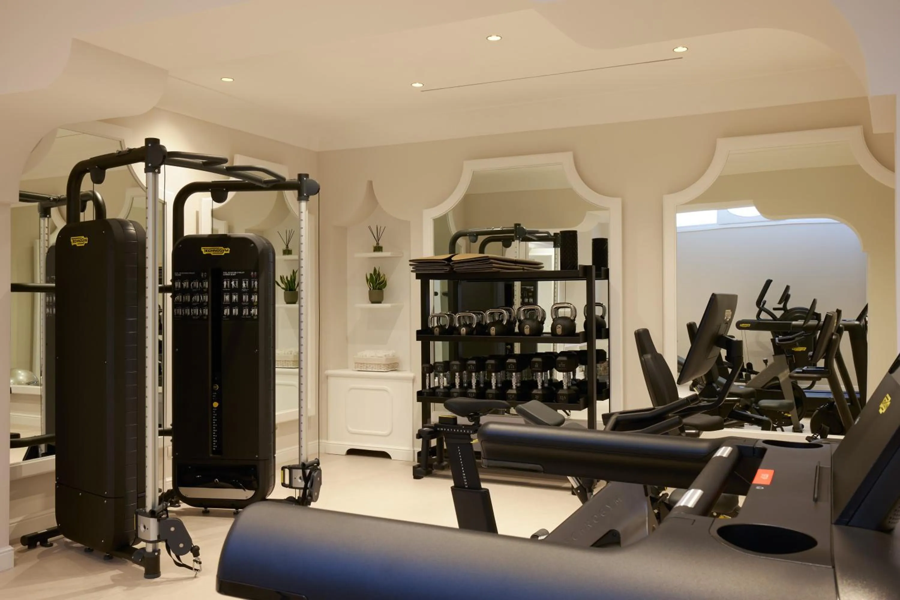 Fitness centre/facilities in Grand Hotel de la Ville