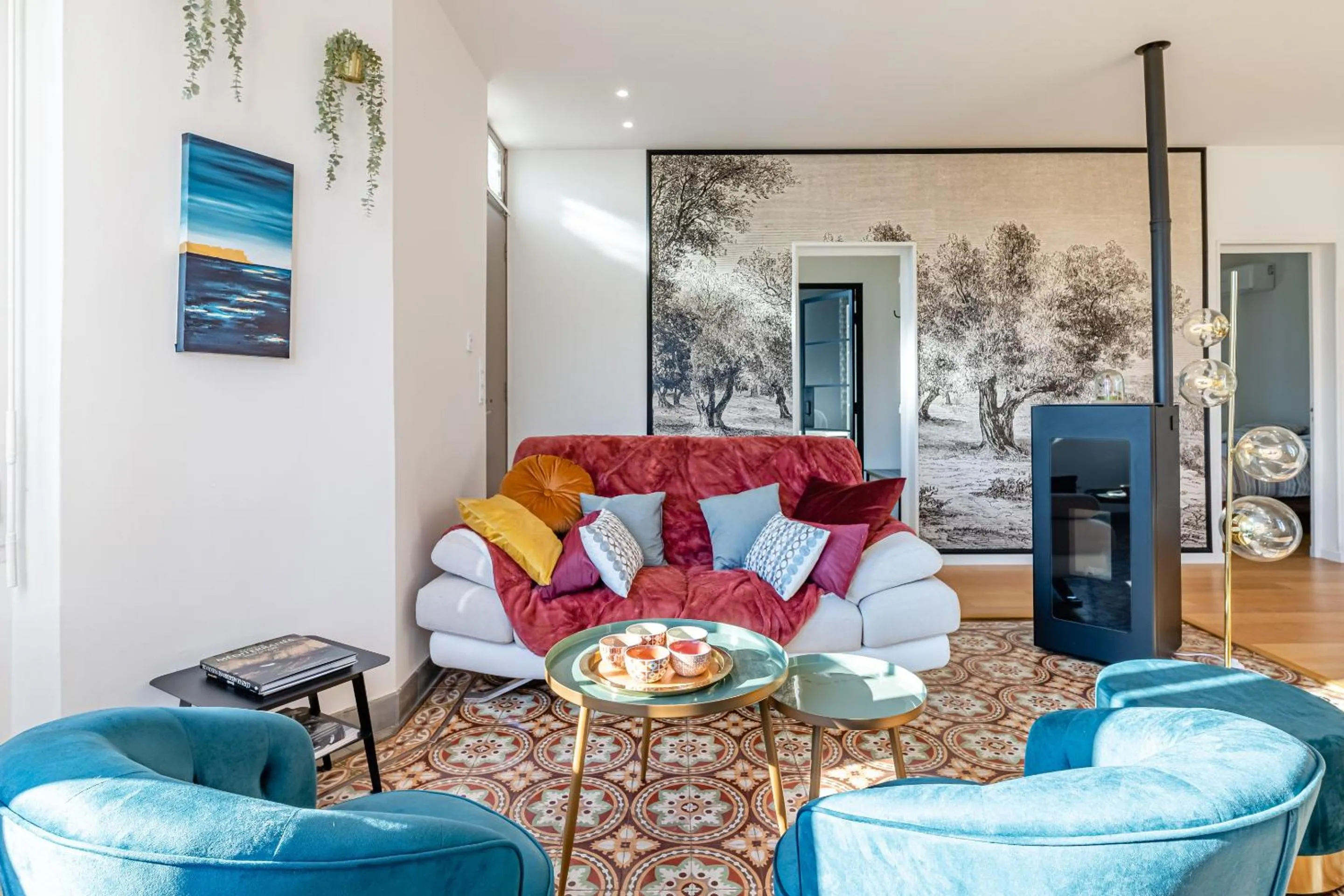 Living room in Les Oliviers