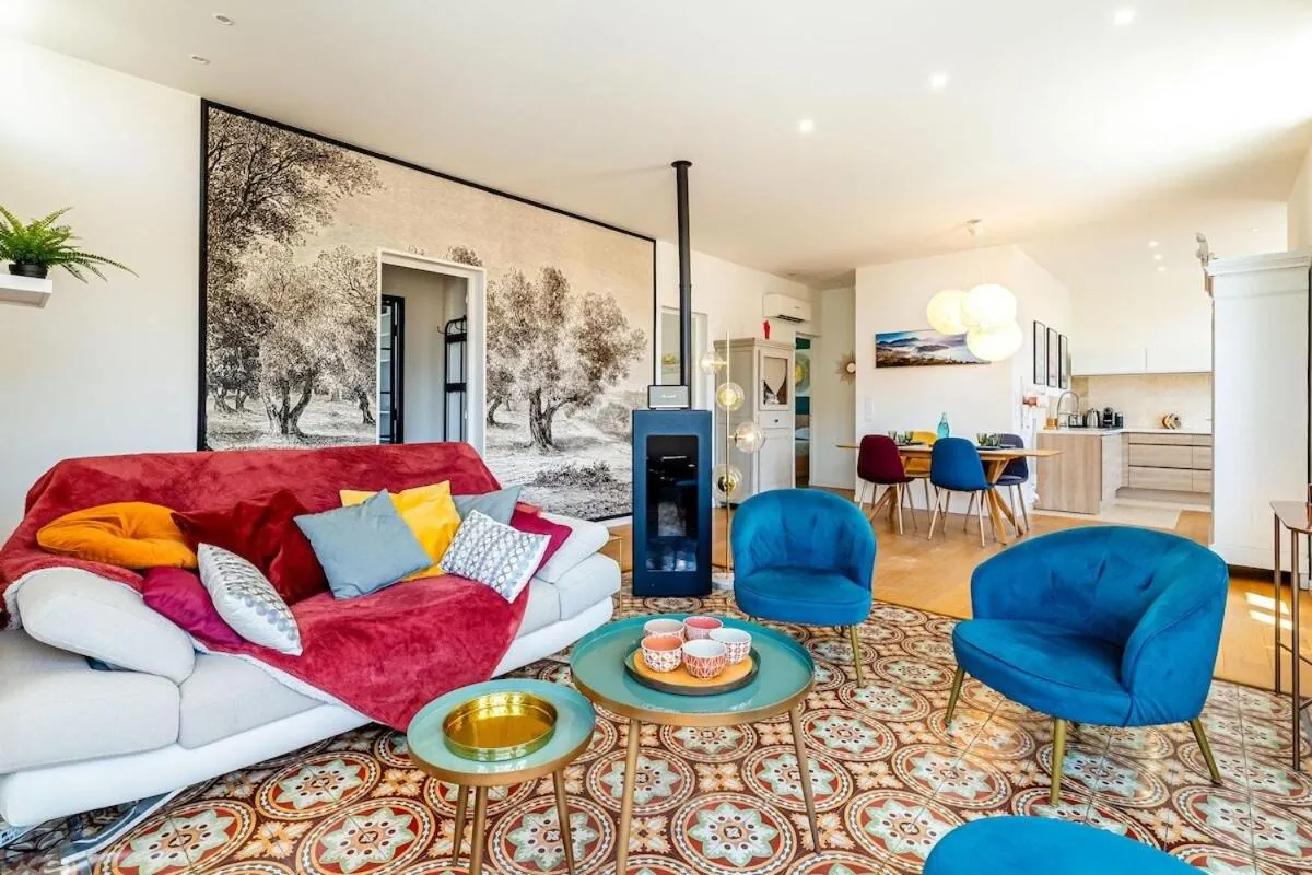 Living room in Les Oliviers