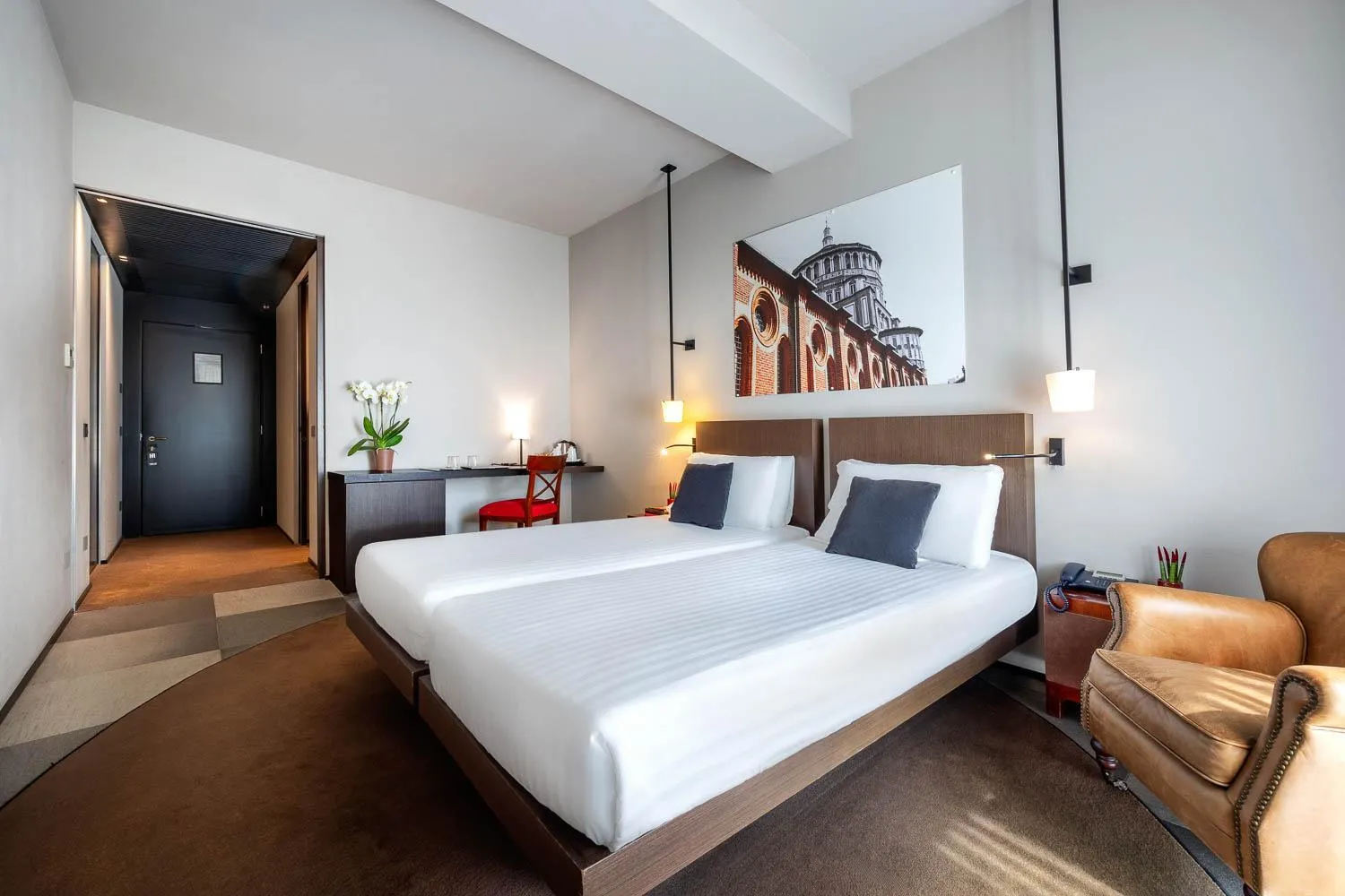 Bed in iH Hotels Milano Ambasciatori