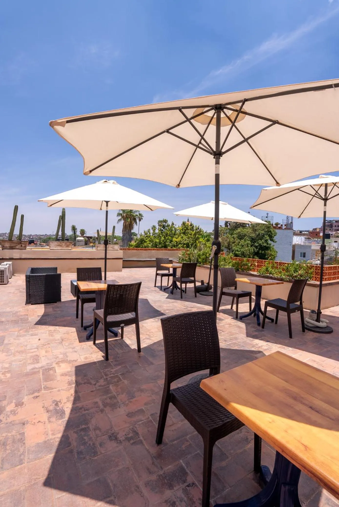 Patio in Bito's Hotel Boutique