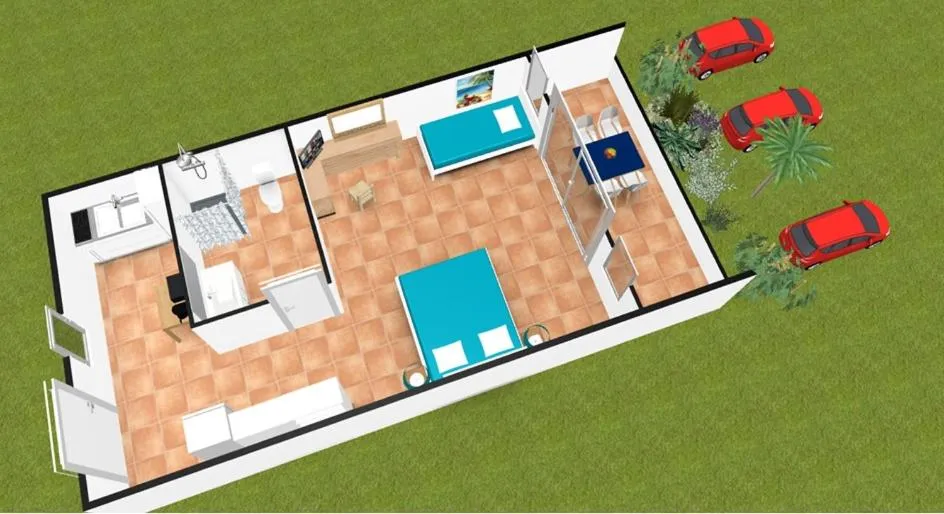 Photo of the whole room in Residence Les Cayalines