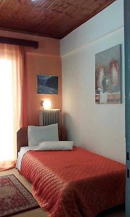 Bed in delphi aiolos center hotel panoramic view&yoga harmony hotel&rooms