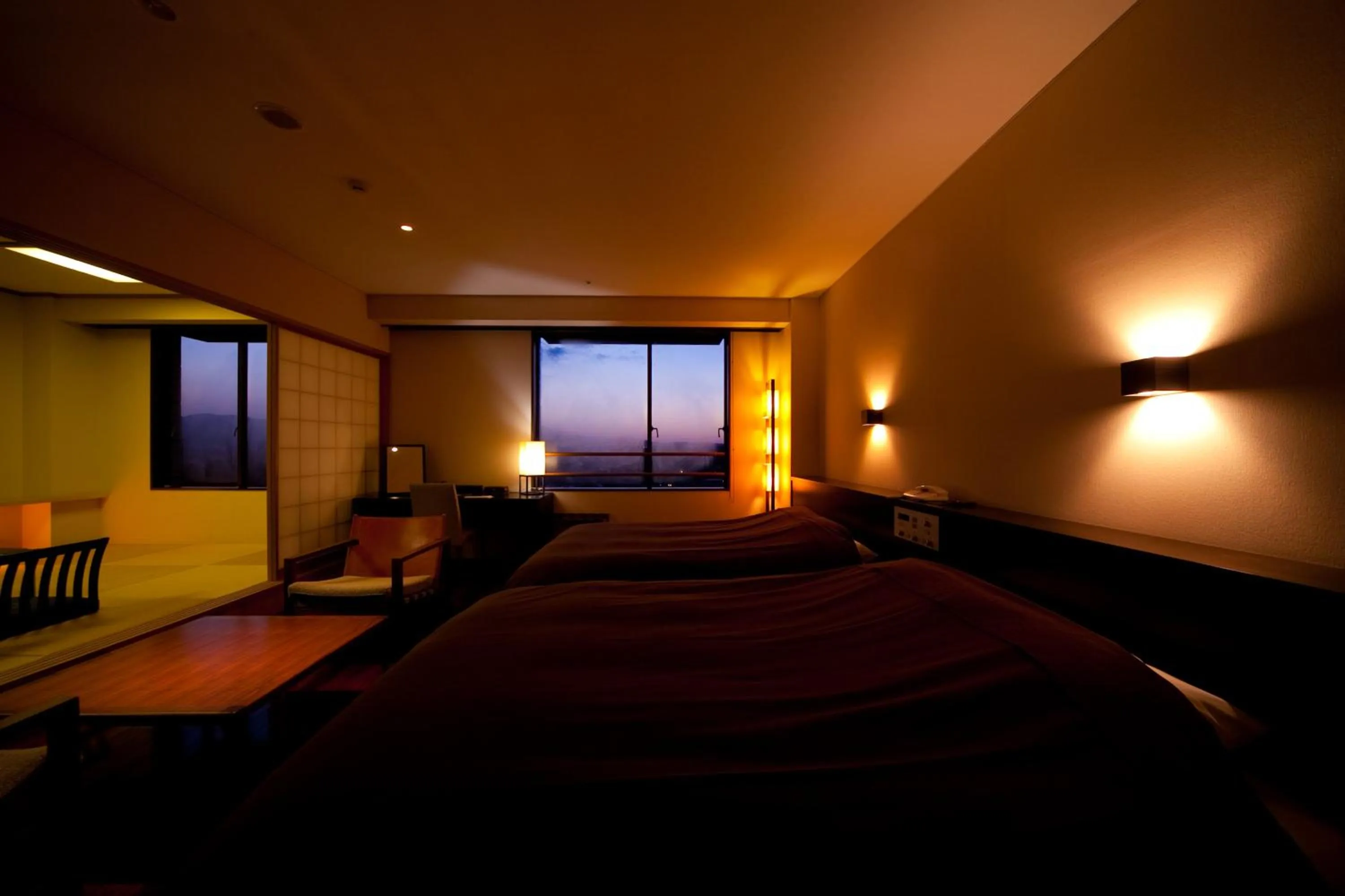 Photo of the whole room, Bed in Kikunan Onsen Yubel Hotel
