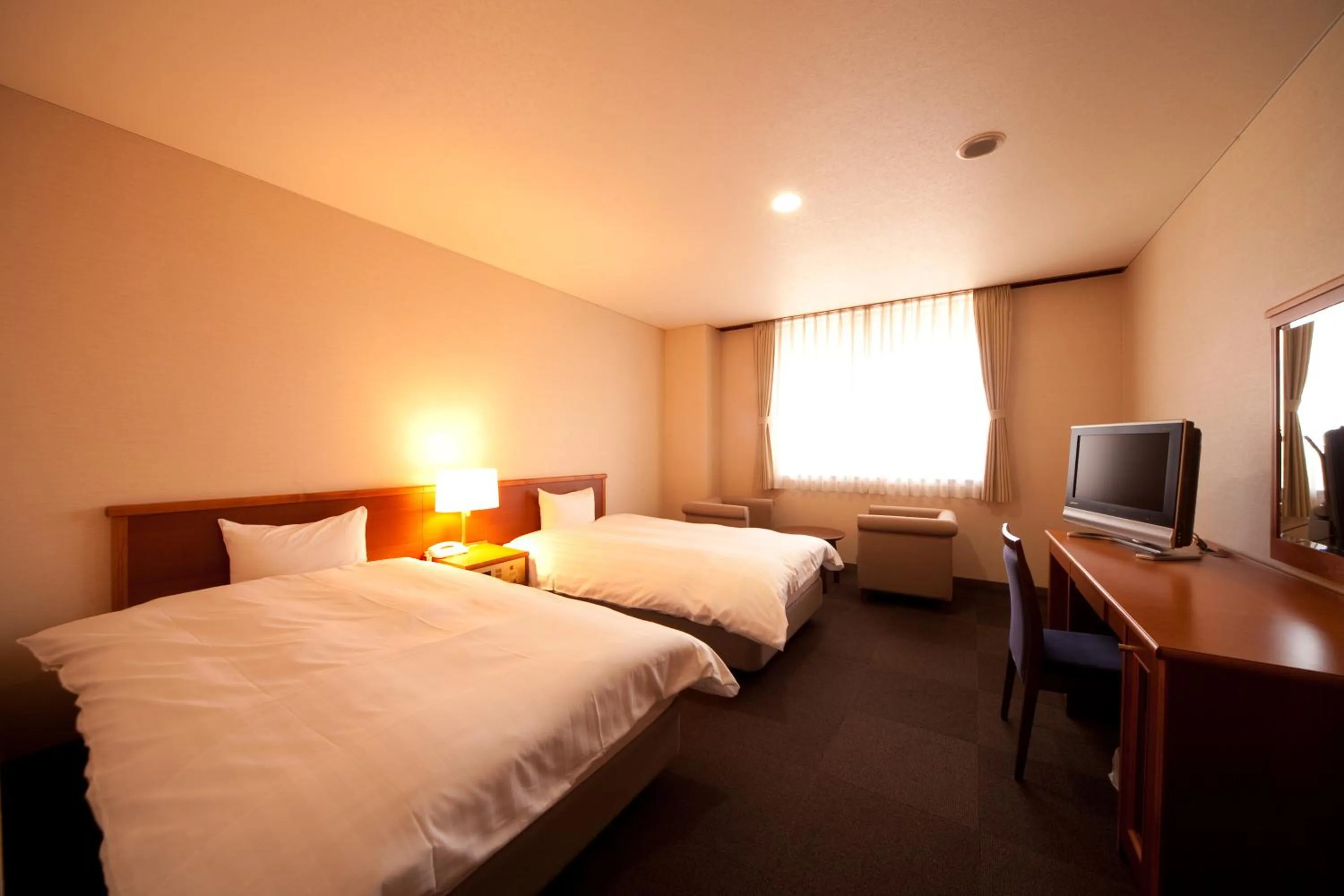 Photo of the whole room, Bed in Kikunan Onsen Yubel Hotel