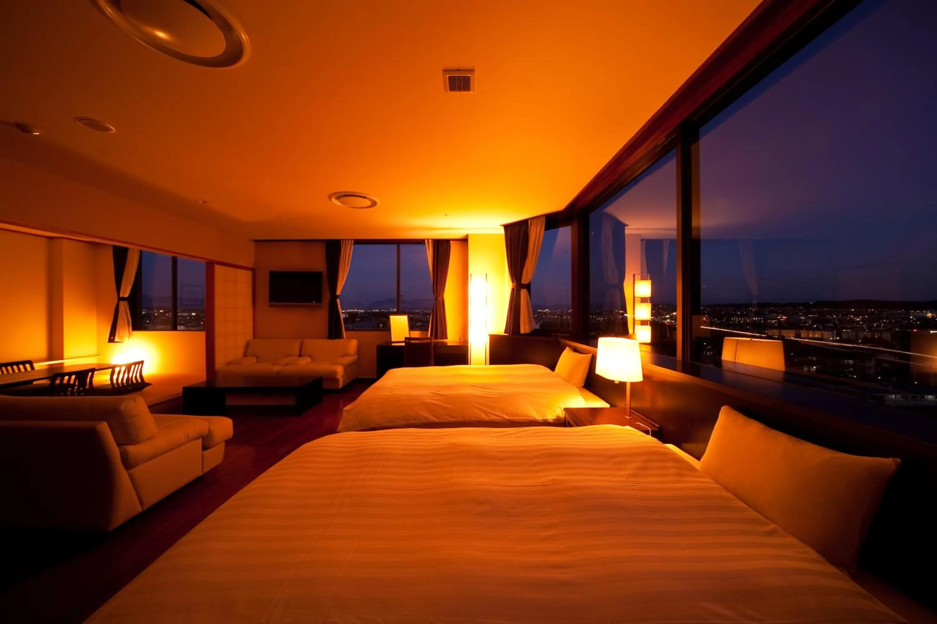 Photo of the whole room, Bed in Kikunan Onsen Yubel Hotel