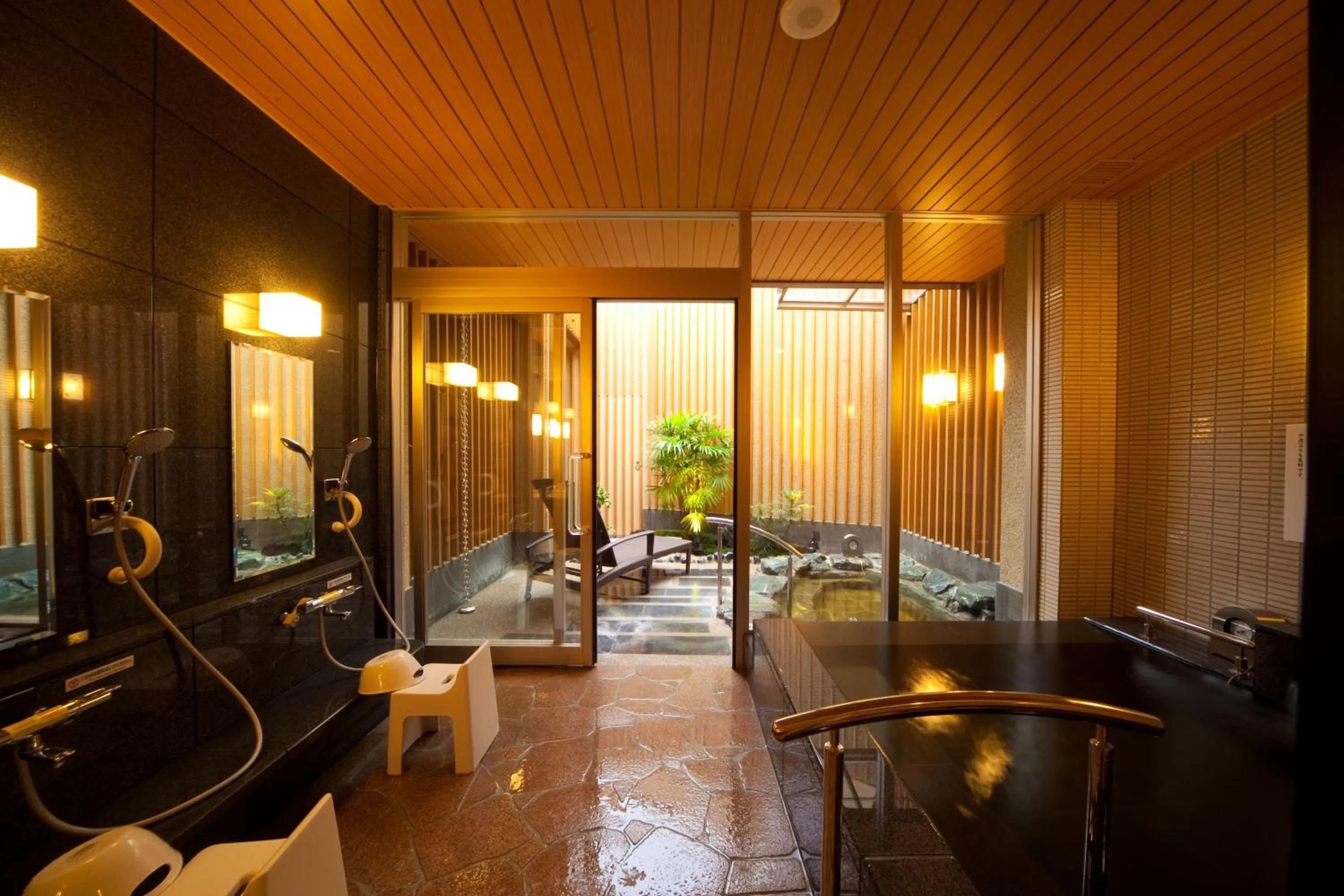 Hot Spring Bath in Kikunan Onsen Yubel Hotel