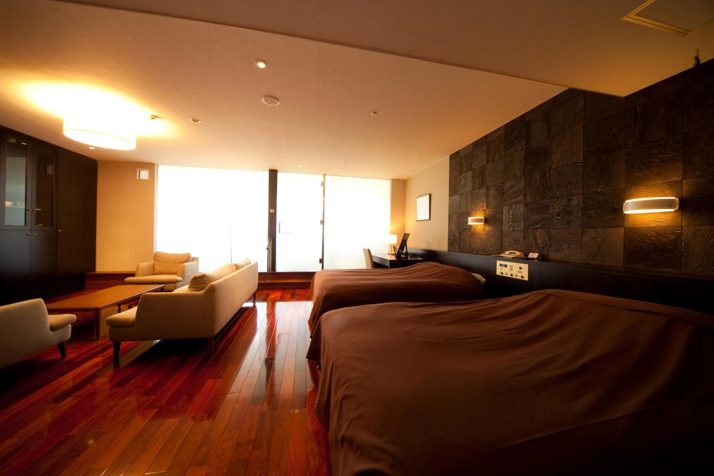 Photo of the whole room, Bed in Kikunan Onsen Yubel Hotel