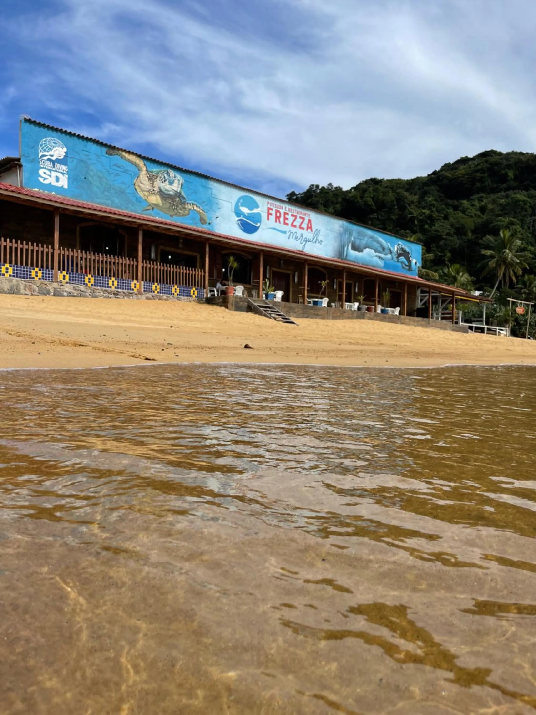 Property building in Pousada Frezza Mergulho