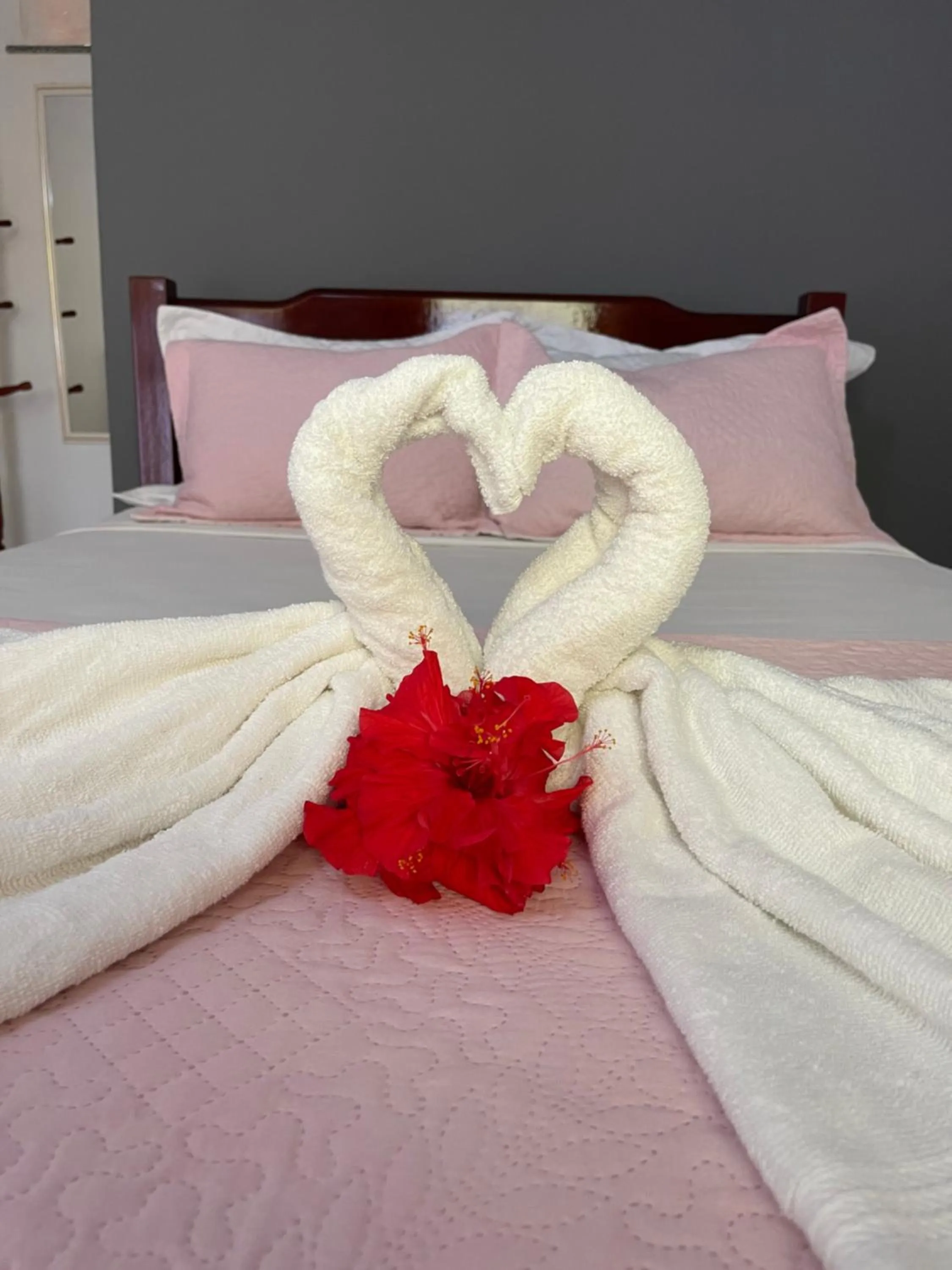 Bed in Pousada Frezza Mergulho