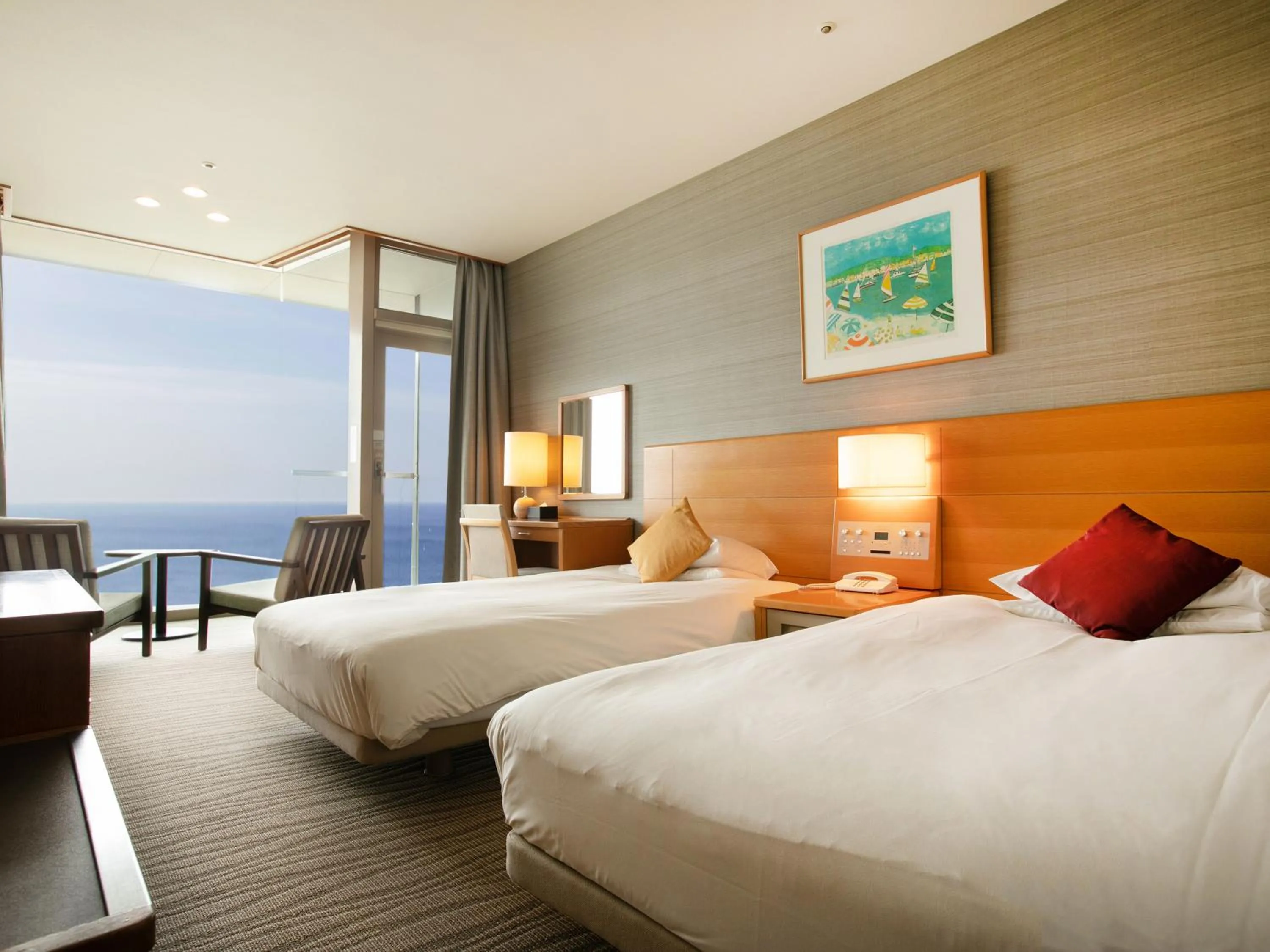 Photo of the whole room, Bed in Kamakura Prince Hotel