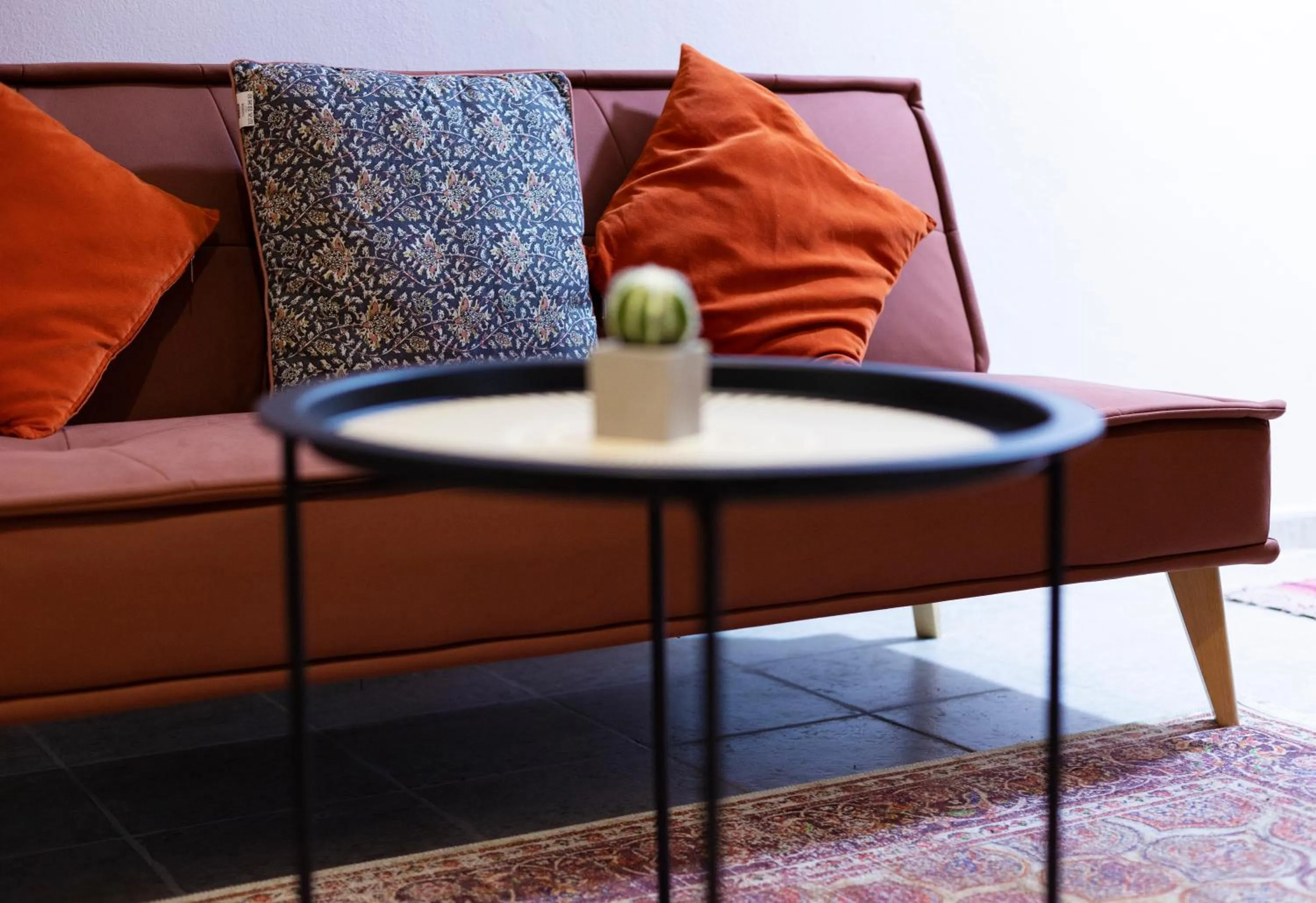 Living room in Atomium apartments