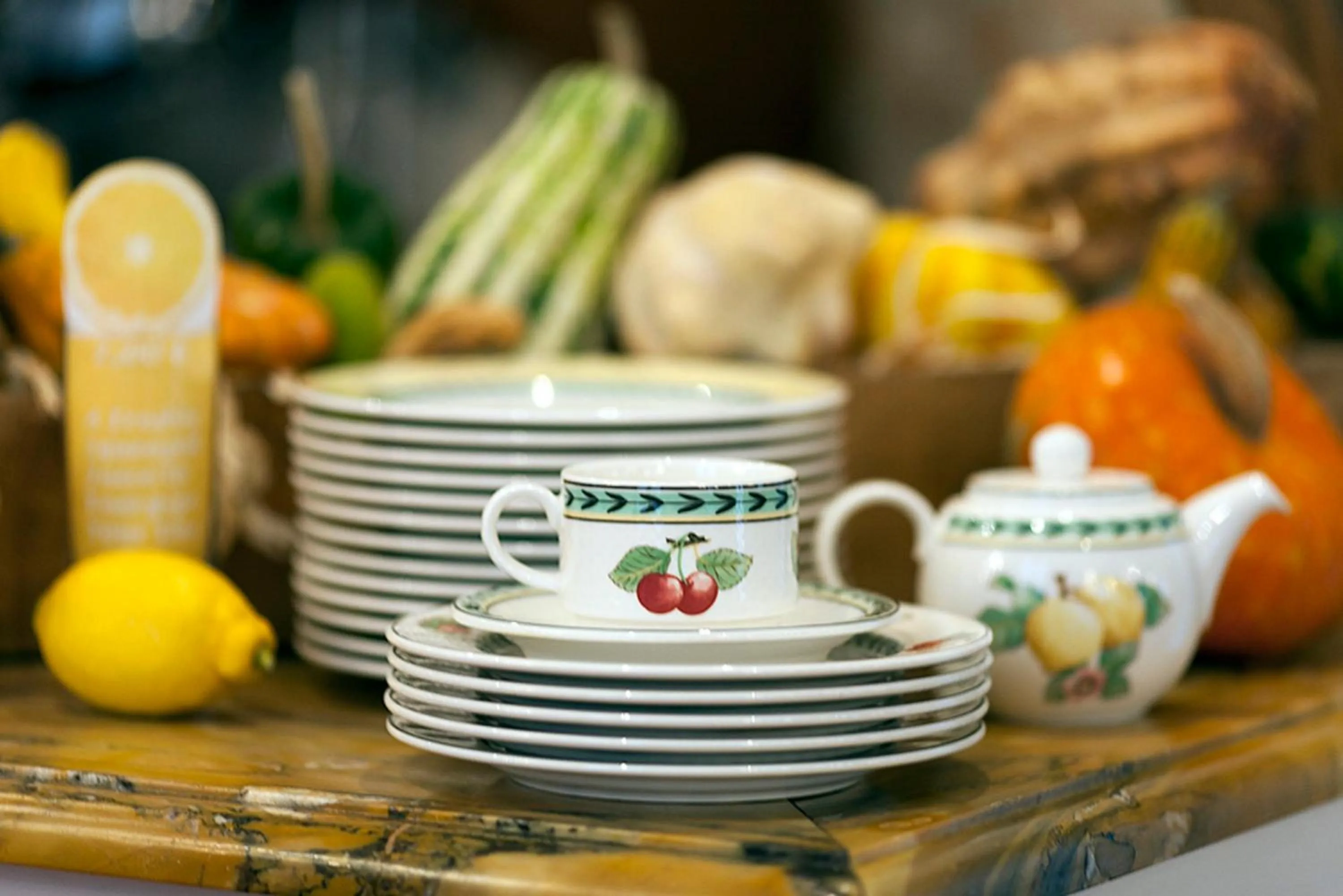 Food and drinks in Hotel Columbia