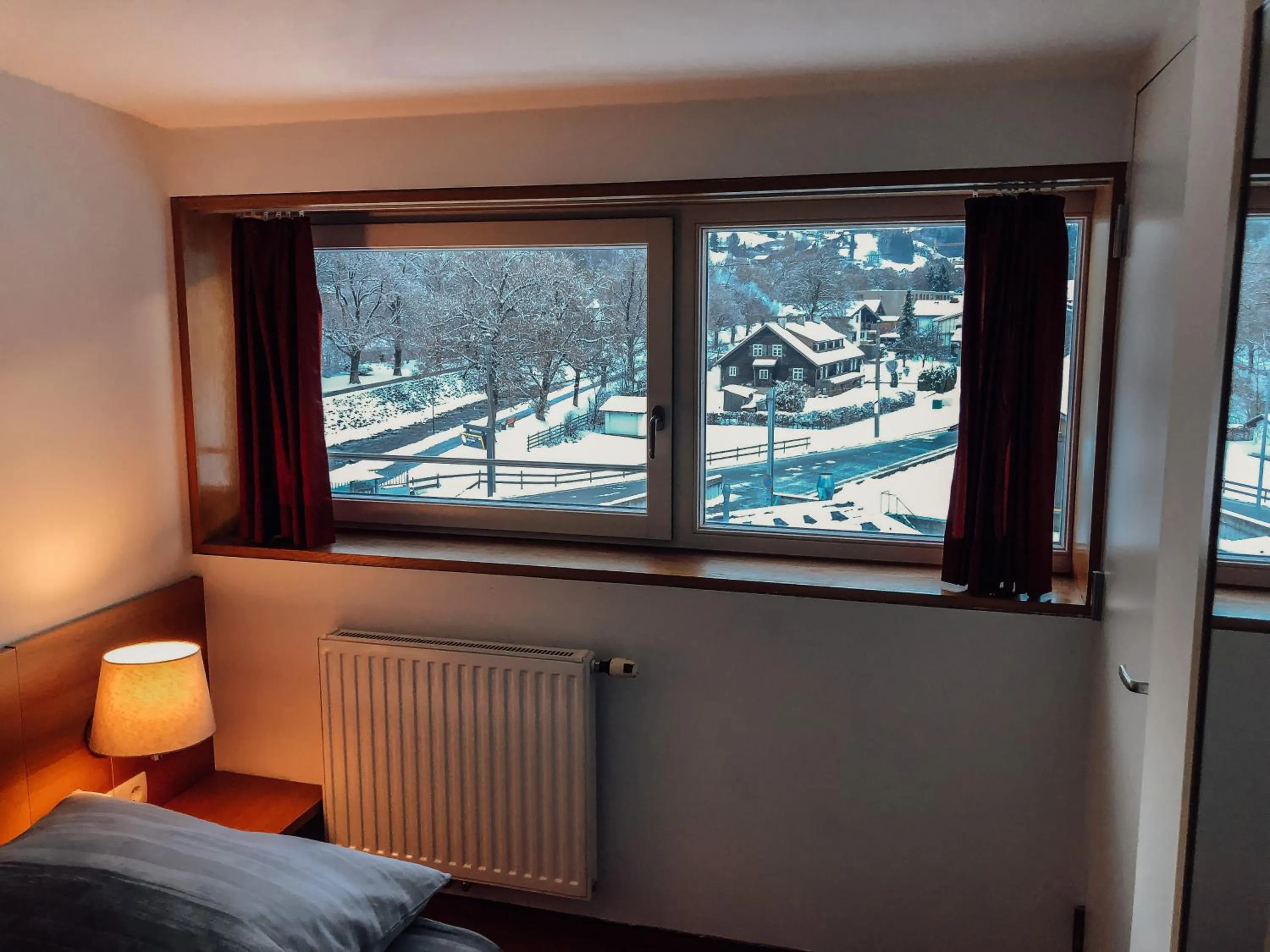 Bed in Green Natural Motel