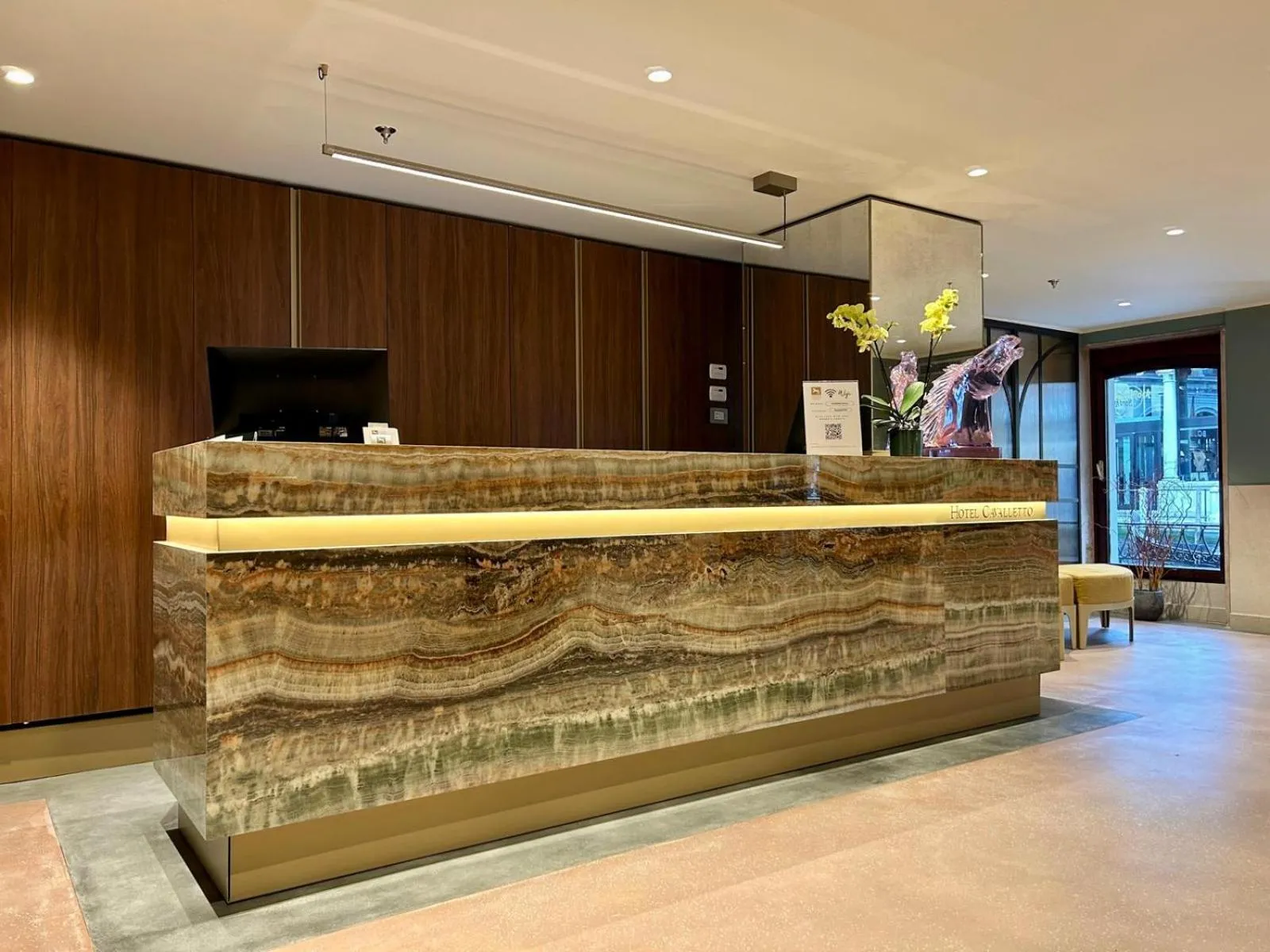 Lobby or reception in Albergo Cavalletto & Doge Orseolo