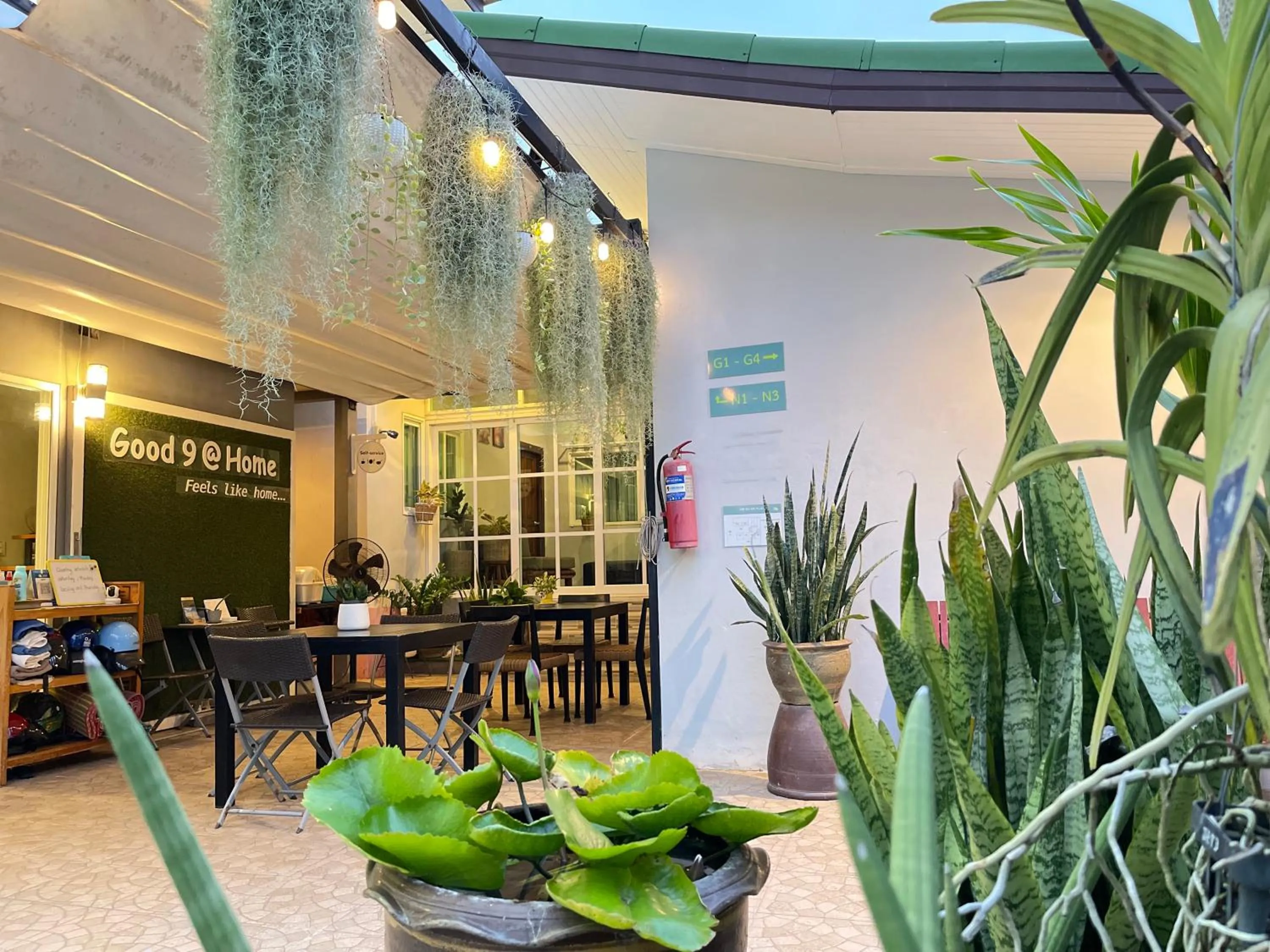 Seating area in Good 9 at Home