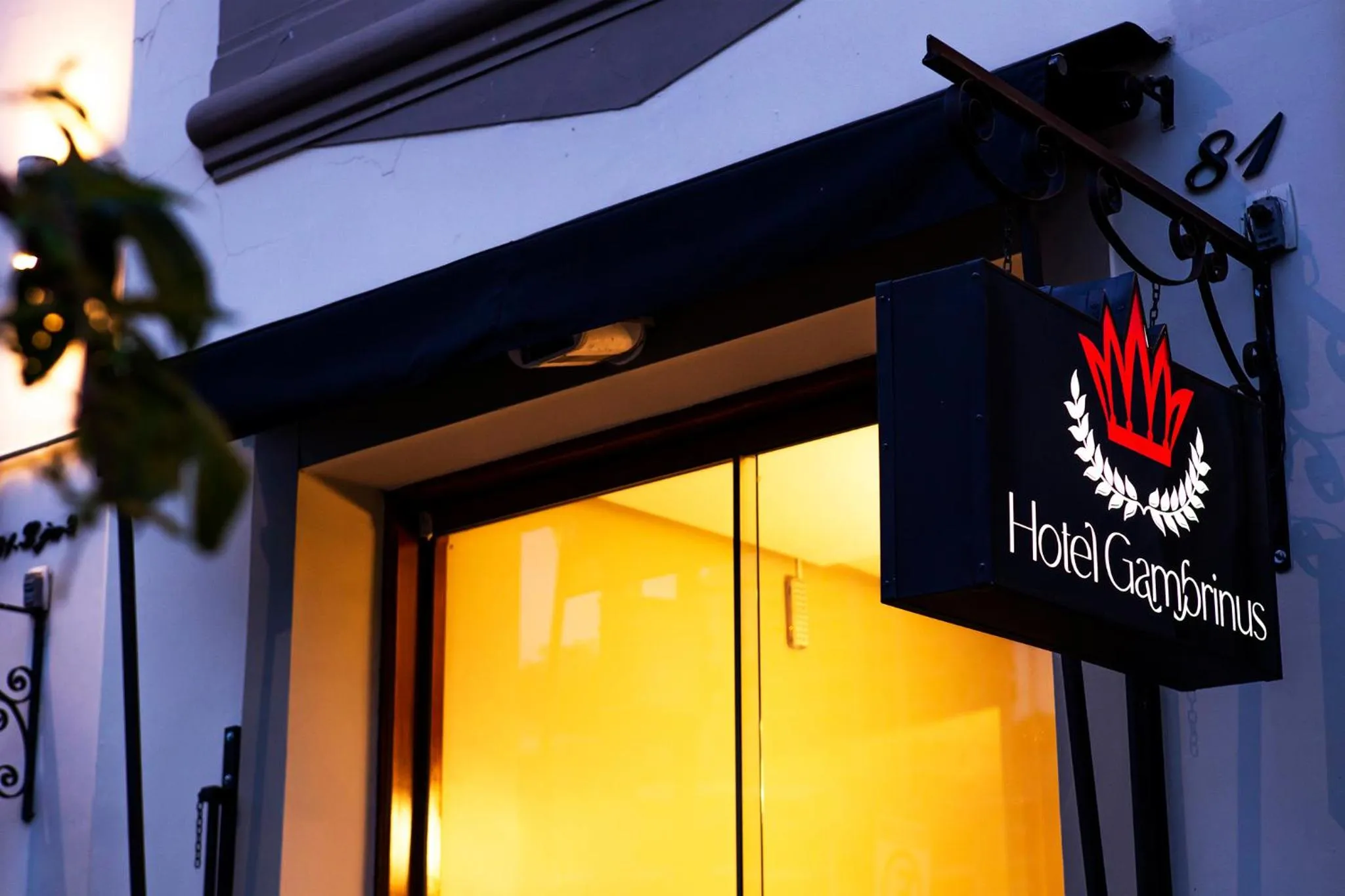 Facade/entrance in Hotel Gambrinus